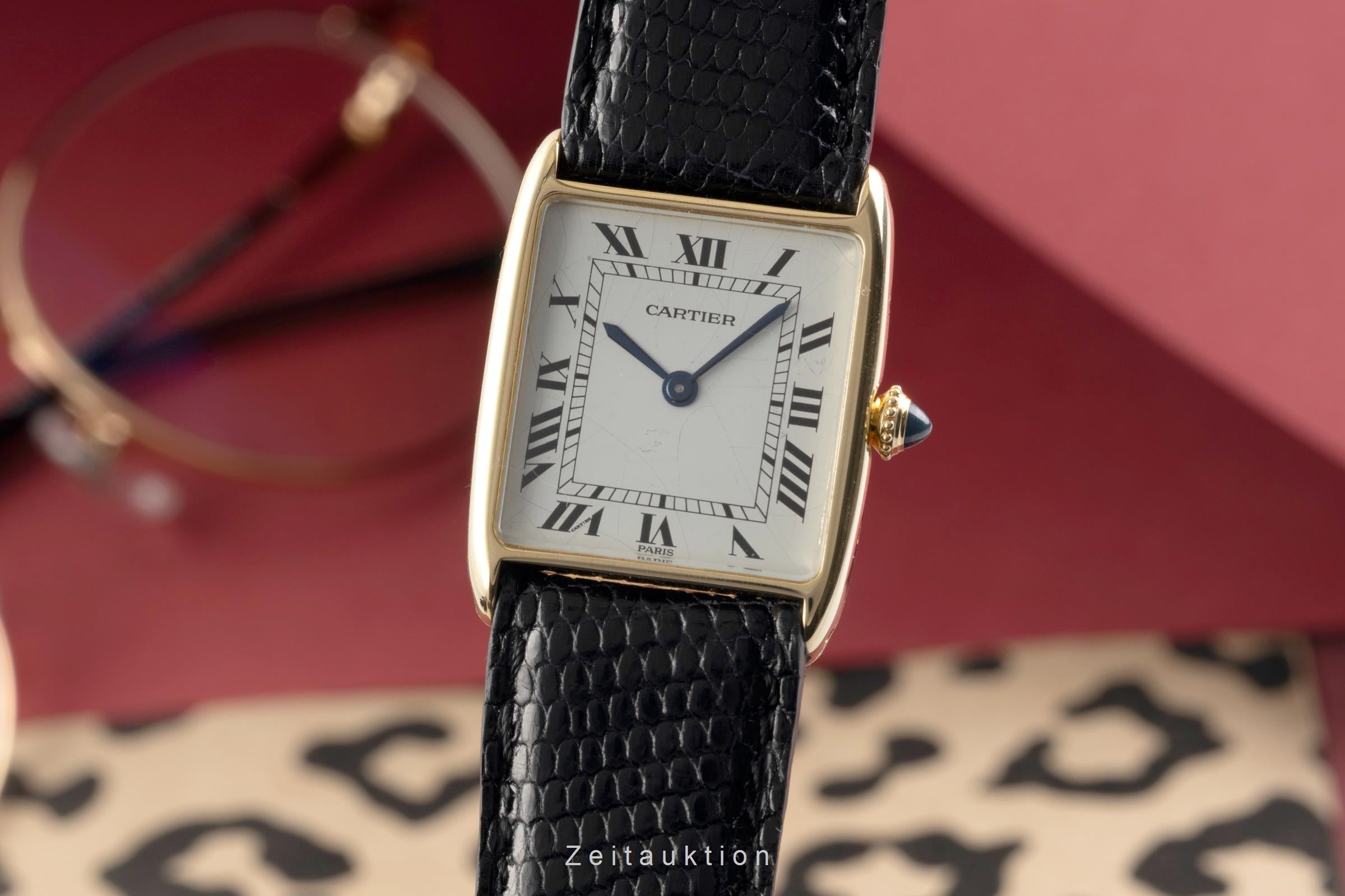 Cartier Tank 18 ct gold manual winding Kal. 21 Ref. 96041 VINTAGE