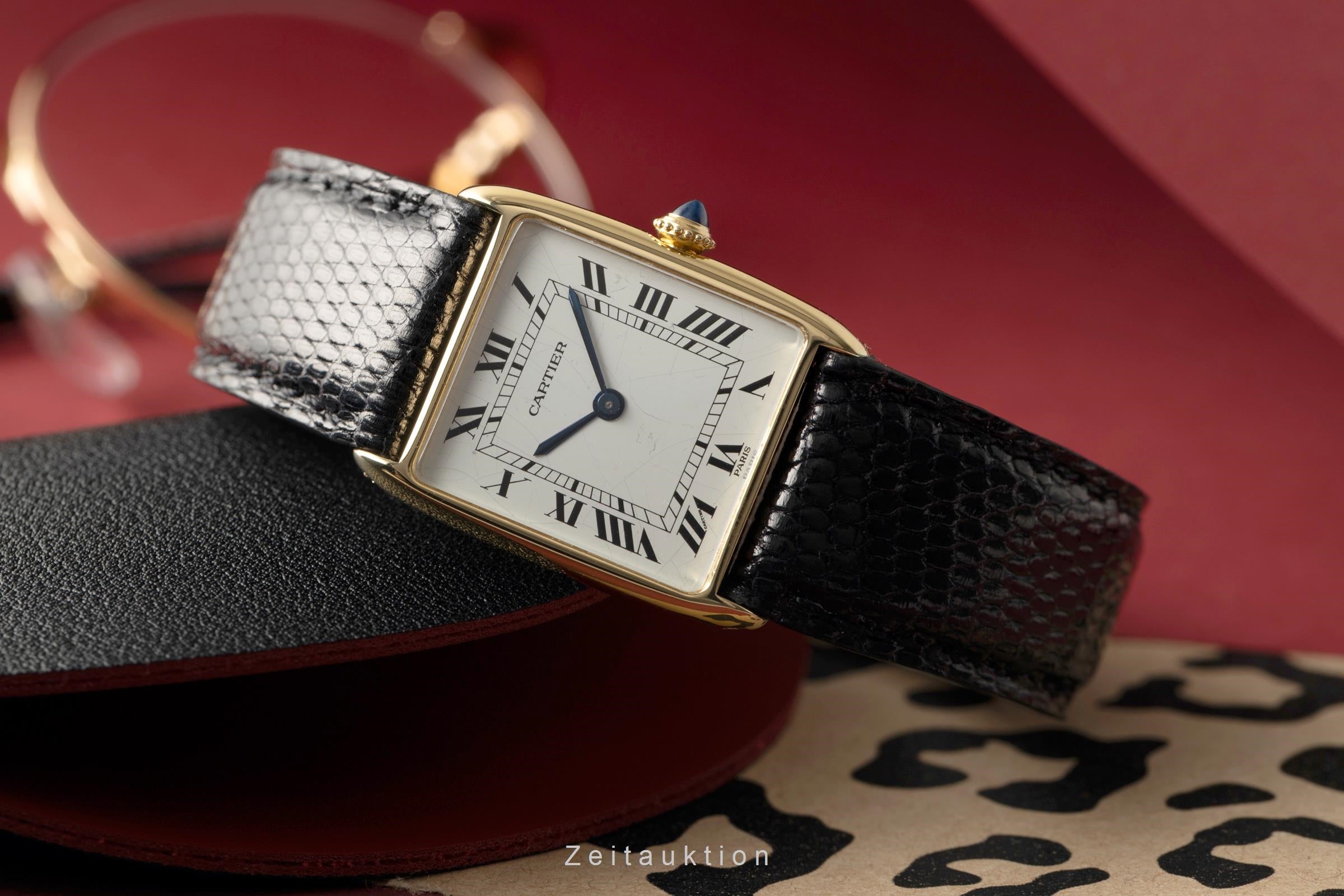 Cartier Tank 18 ct gold manual winding Kal. 21 Ref. 96041 VINTAGE