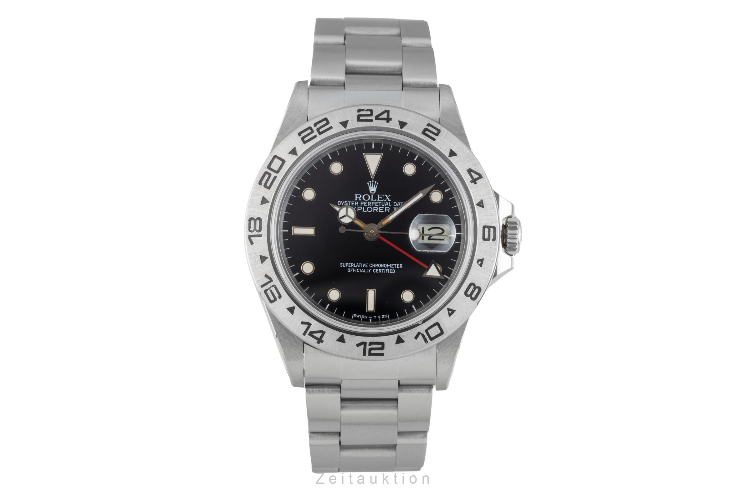 Rolex Explorer II acero automático reloj para caballeros 16550  [2601587]