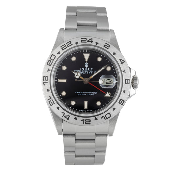 Rolex Explorer II acero automático reloj para caballeros 16550  [2601587]