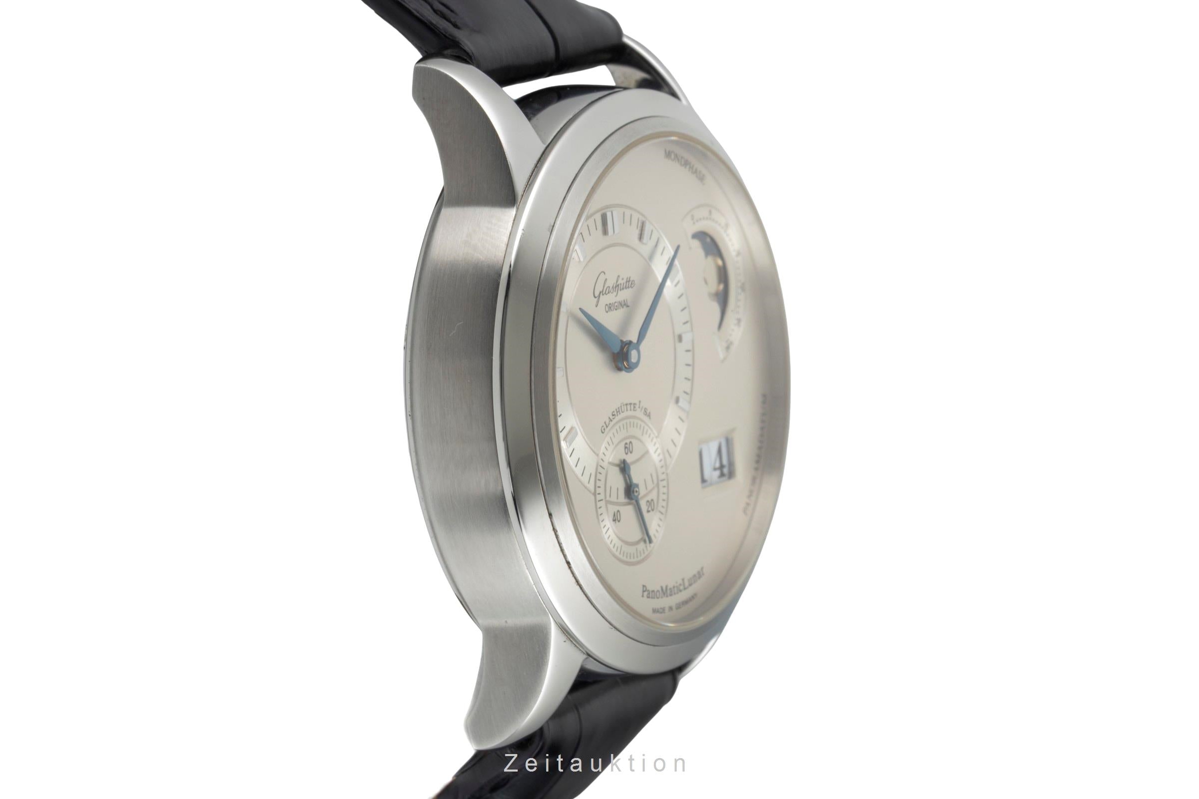 Glashütte PanoMaticLunar acier automatique montre pour hommes 90-02-02-02-04  [2601589]