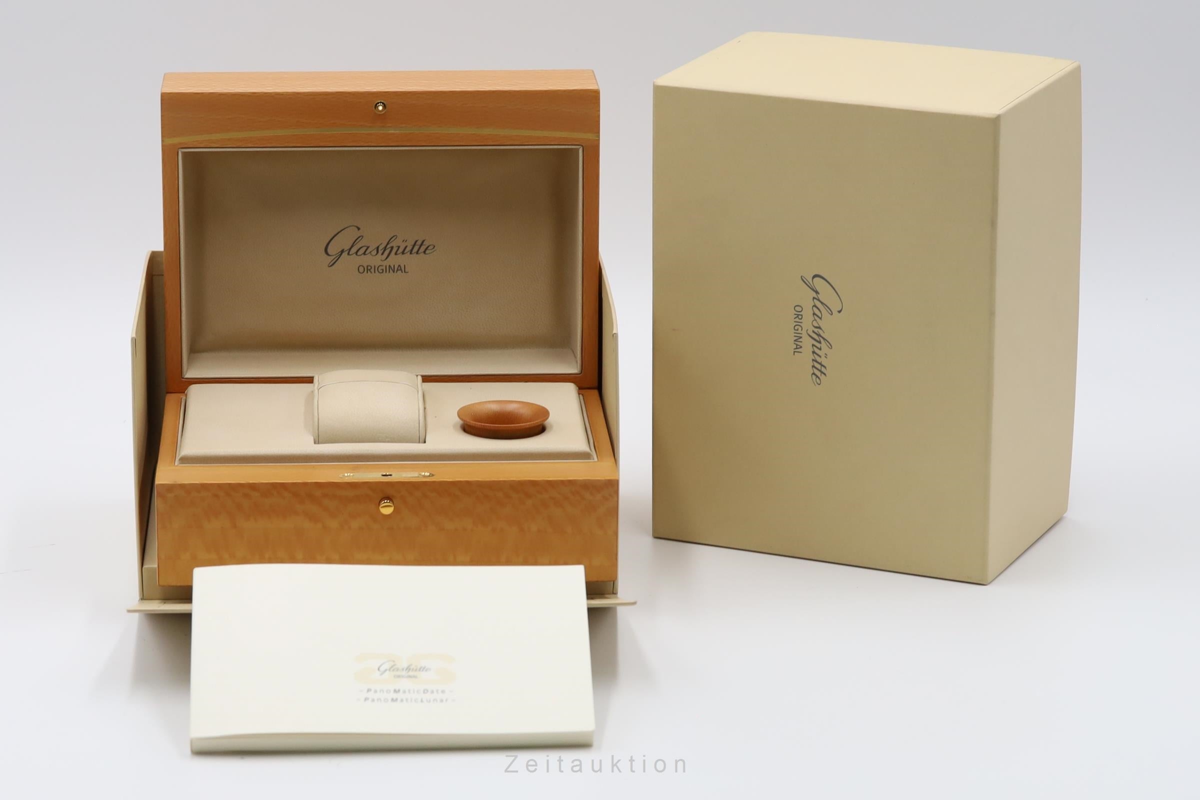 Glashütte PanoMaticLunar acier automatique montre pour hommes 90-02-02-02-04  [2601589]