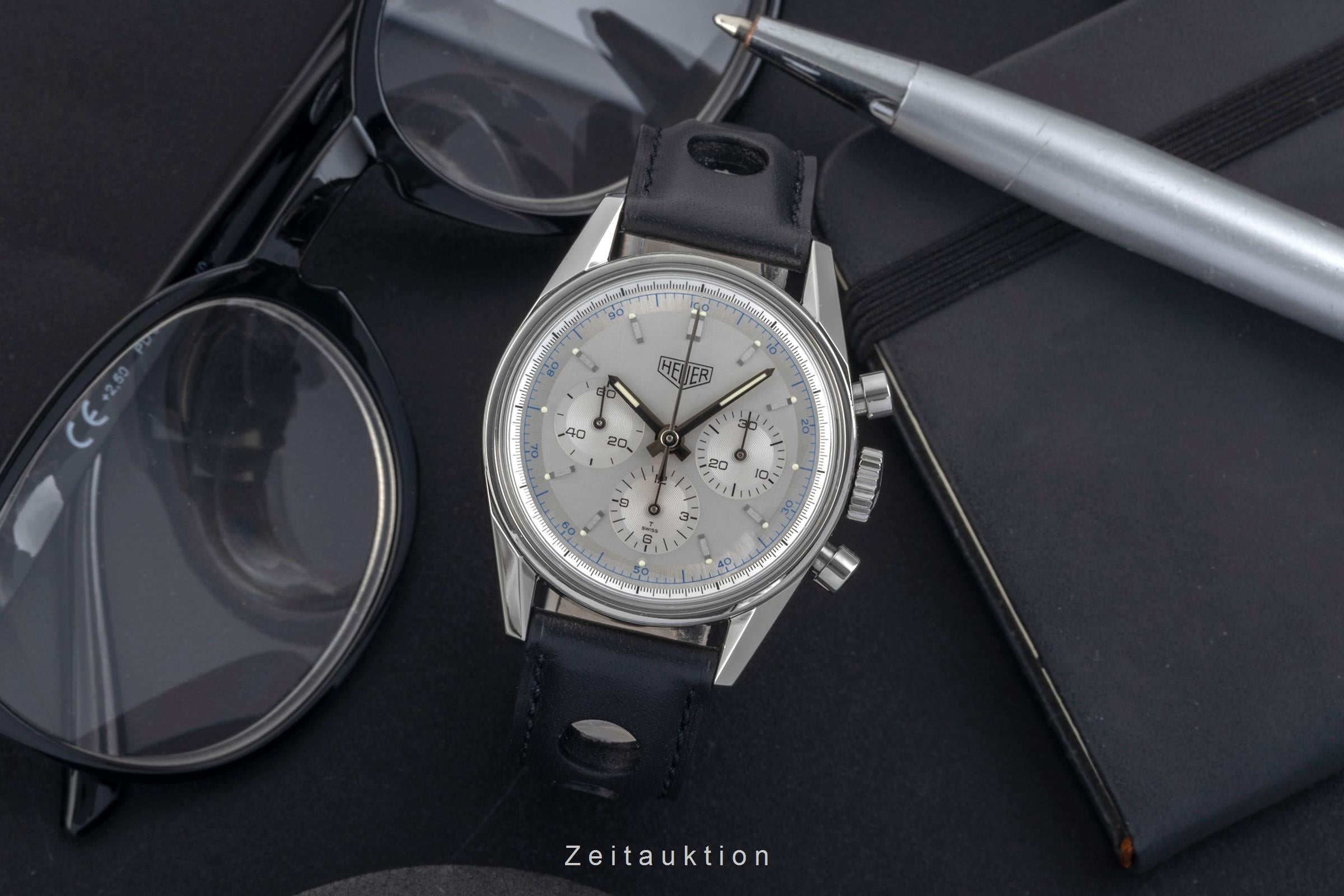 Tag Heuer Carrera Re-Edition Chronograph Stahl  Ref. CS3110.BC0725 B&P 1998 [2601592]