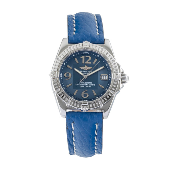 Breitling Callistino Stahl Quarz Herrenuhr Ref. A77346 Box & Papiere 2003 [2601594]