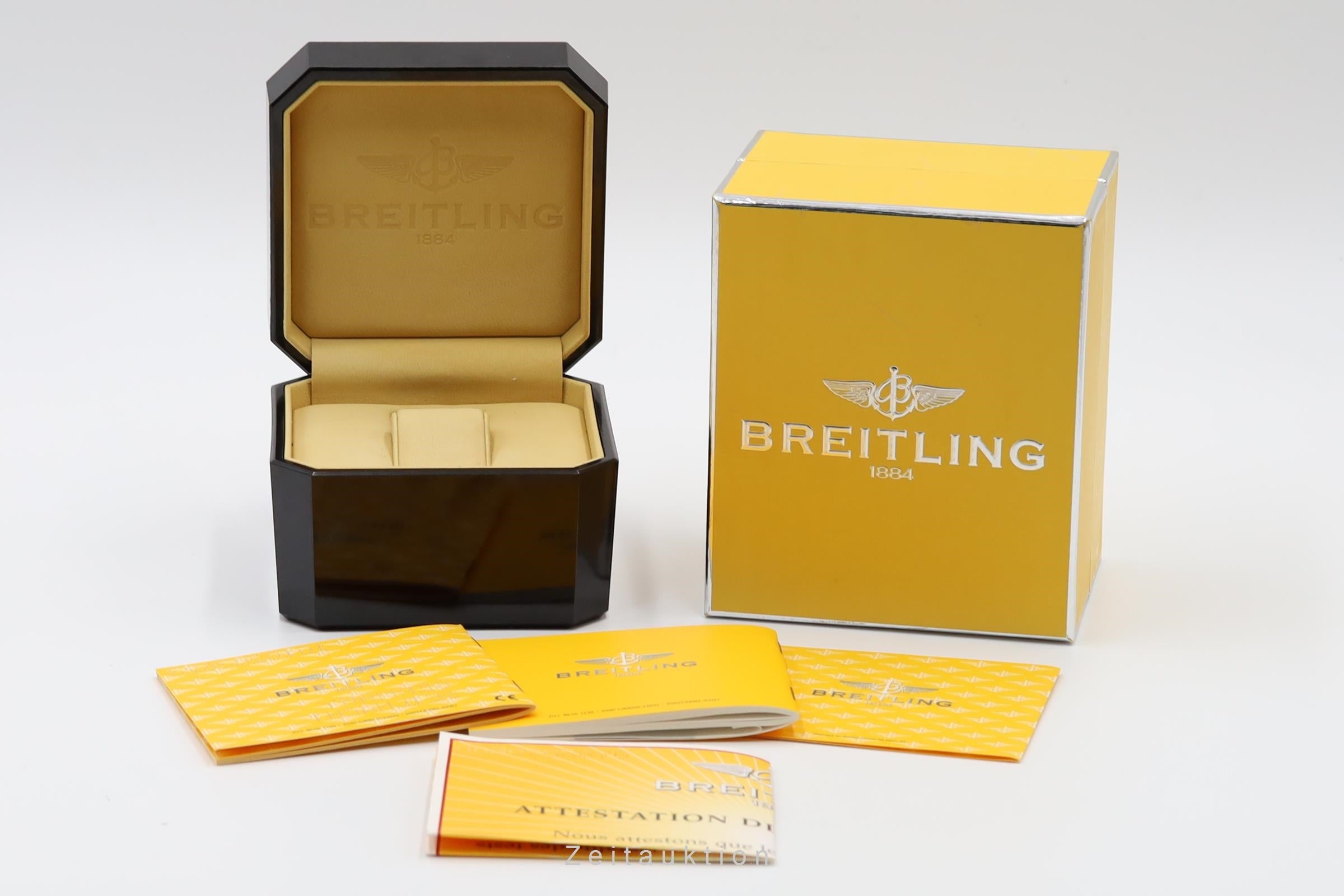 Breitling Callistino Stahl Quarz Herrenuhr Ref. A77346 Box & Papiere 2003 [2601594]