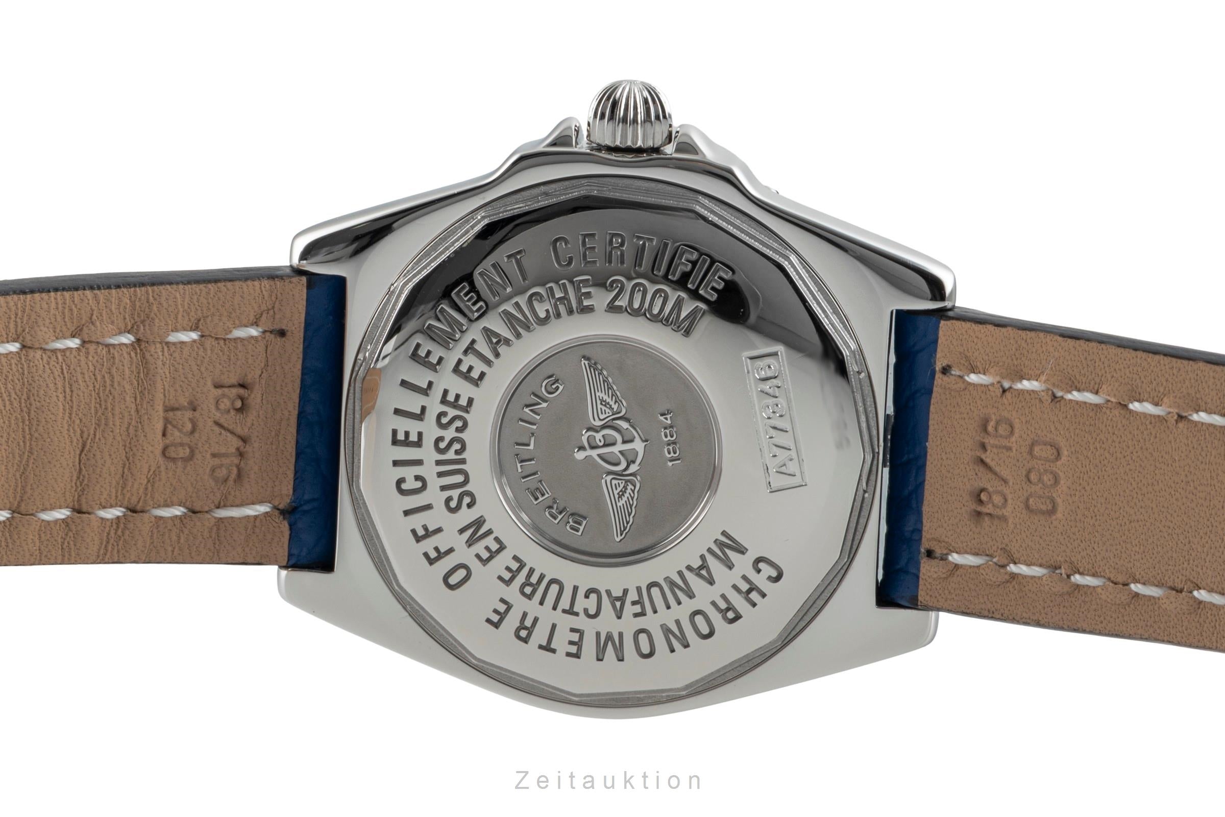 Breitling Callistino Stahl Quarz Herrenuhr Ref. A77346 Box & Papiere 2003 [2601594]