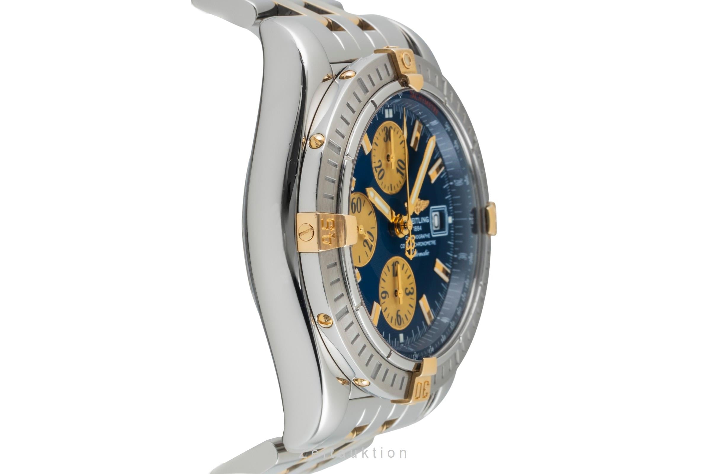 Breitling Chronomat Evolution Chronograph Stahl/Gold Automatik Ref B13356 Papers [2601596]