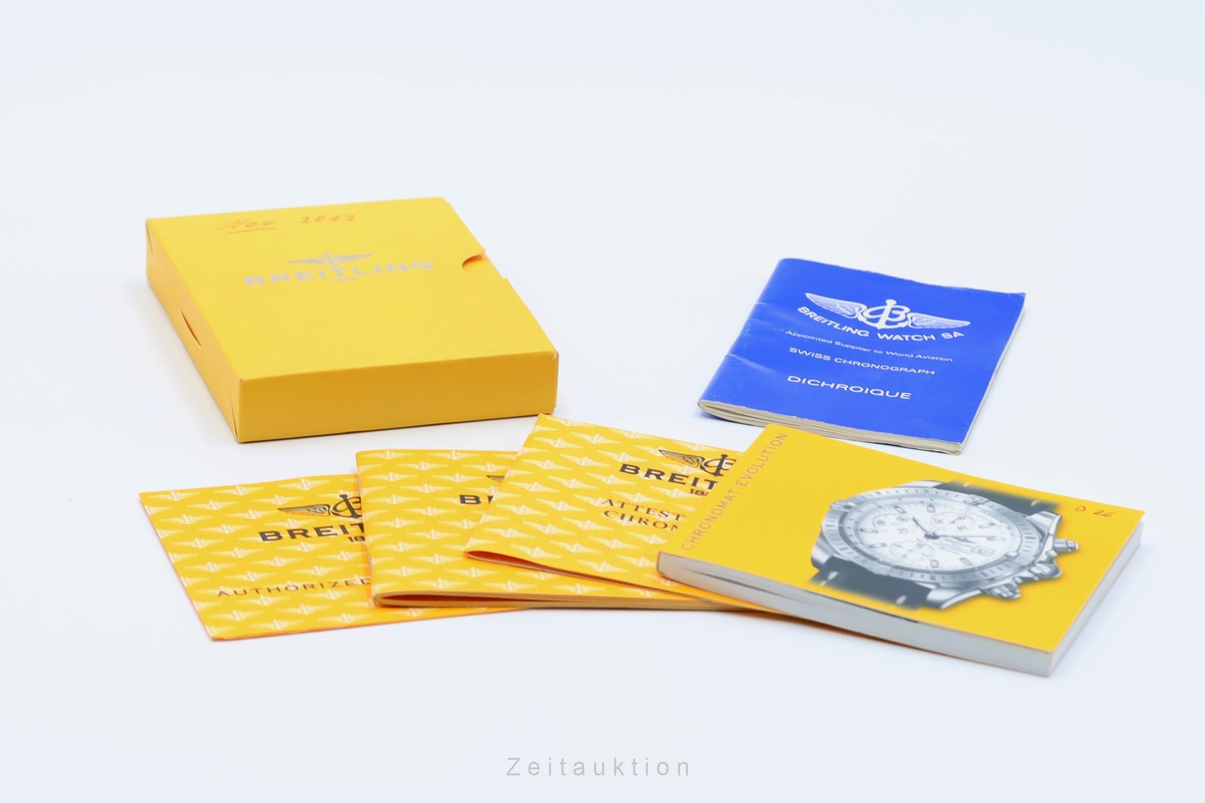 Breitling Chronomat Evolution Chronograph Stahl/Gold Automatik Ref B13356 Papers [2601596]