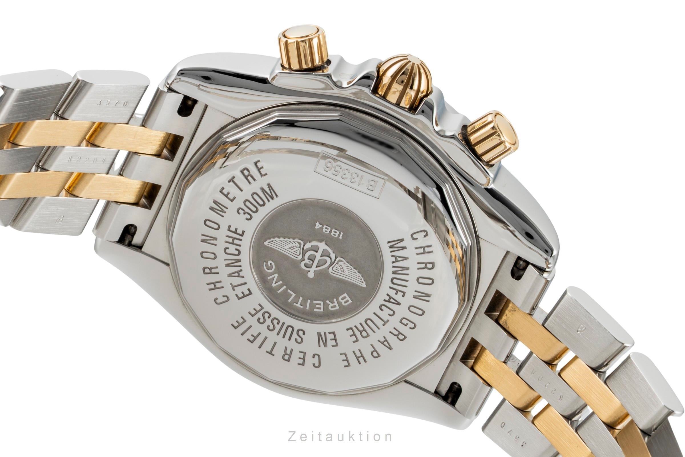 Breitling Chronomat Evolution Chronograph Stahl/Gold Automatik Ref B13356 Papers [2601596]