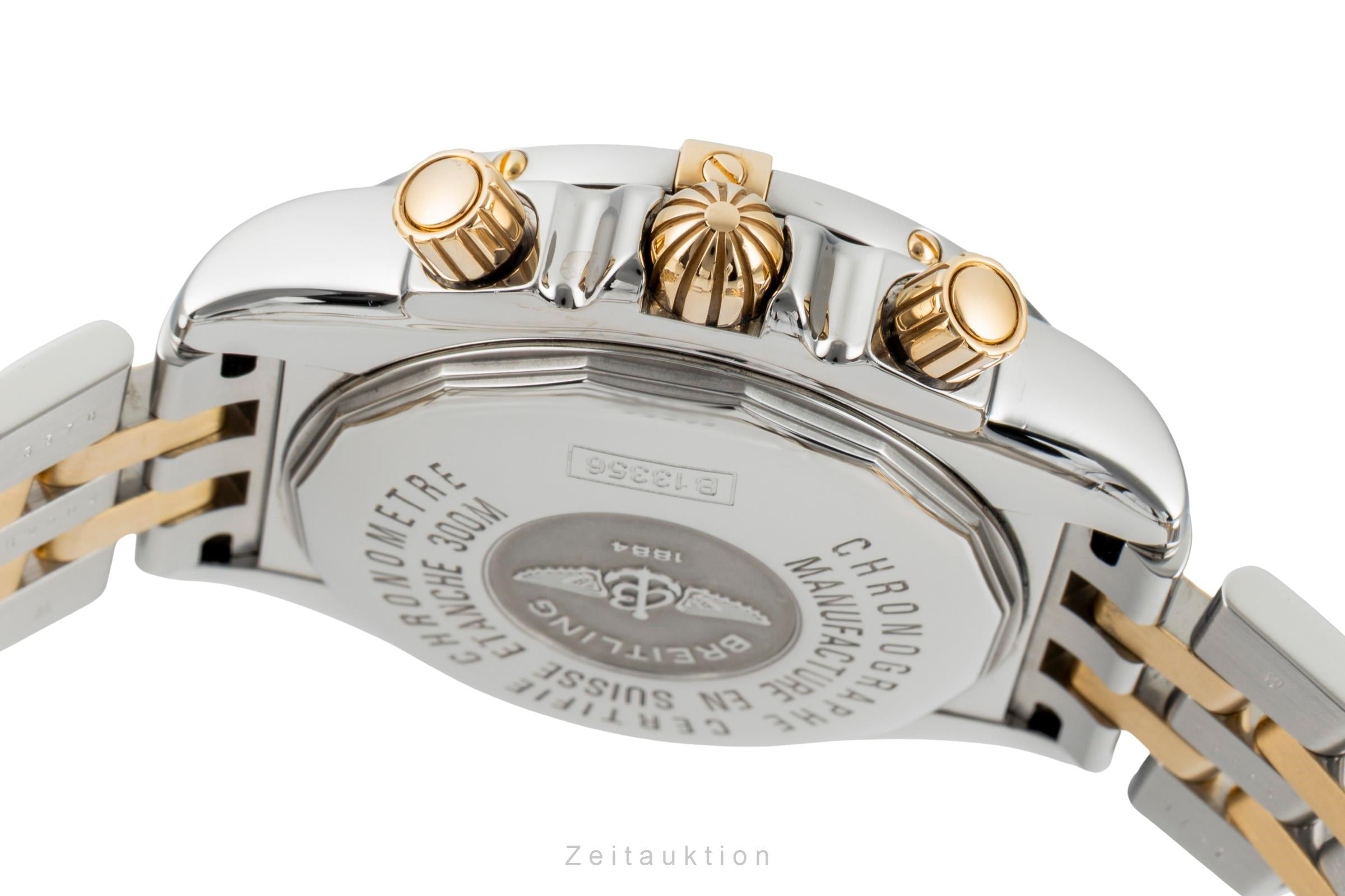 Breitling Chronomat Evolution Chronograph Stahl/Gold Automatik Ref B13356 Papers [2601596]
