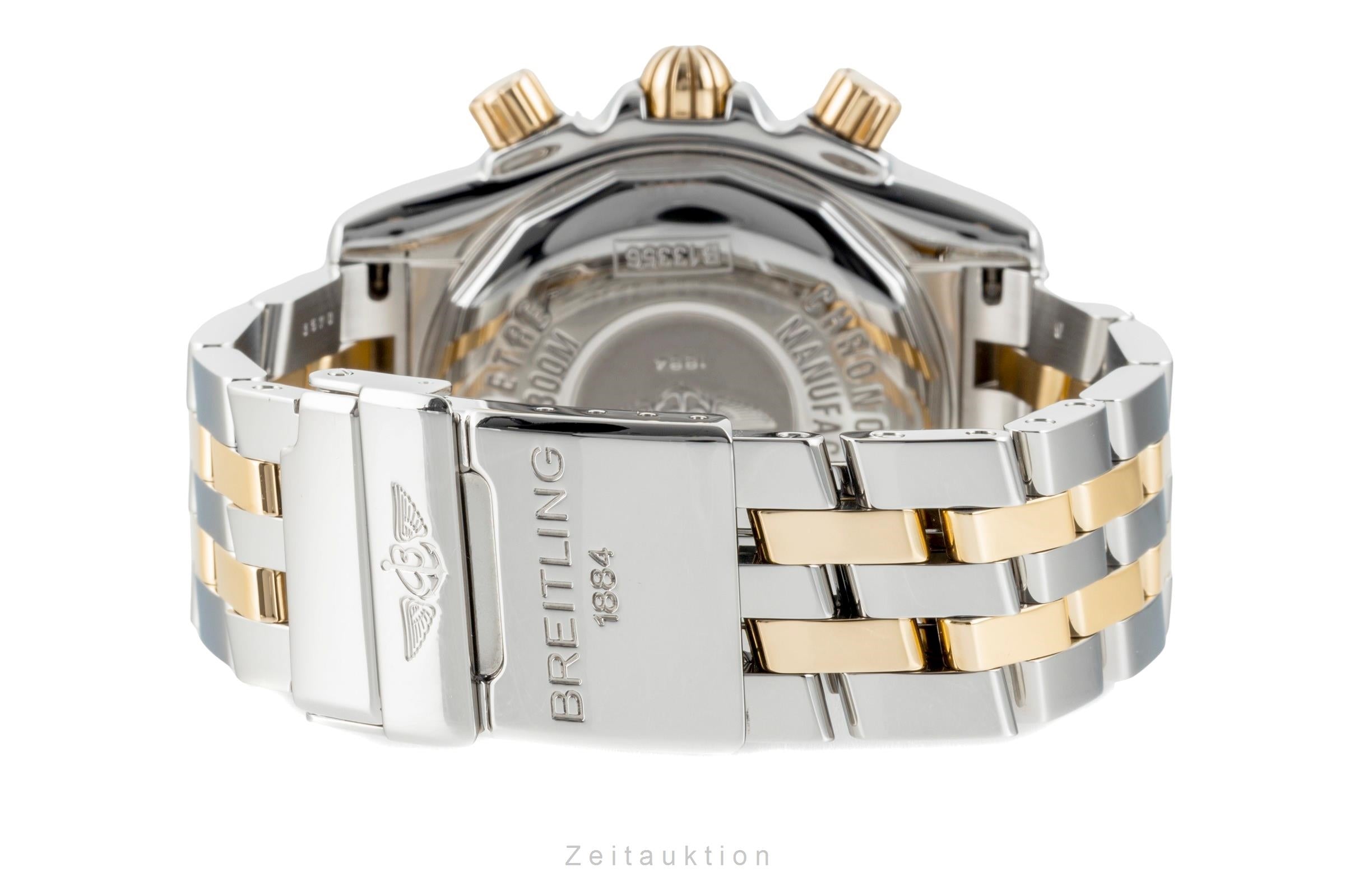 Breitling Chronomat Evolution Chronograph Stahl/Gold Automatik Ref B13356 Papers [2601596]