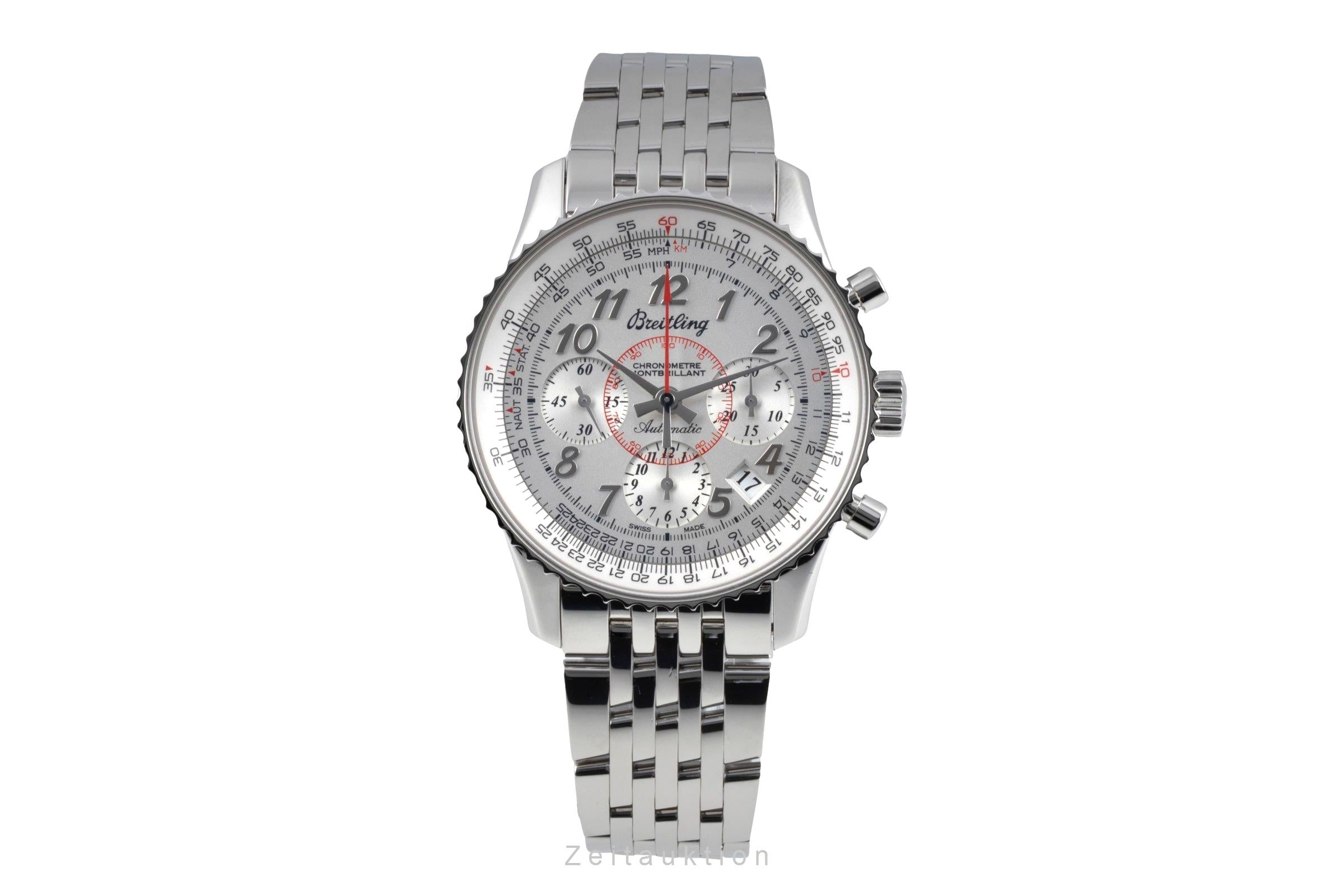 Breitling Montbrillant cronografo acciaio automatismo orologio da uomo AB013012/G735 LP: 9850EUR  [2601597]