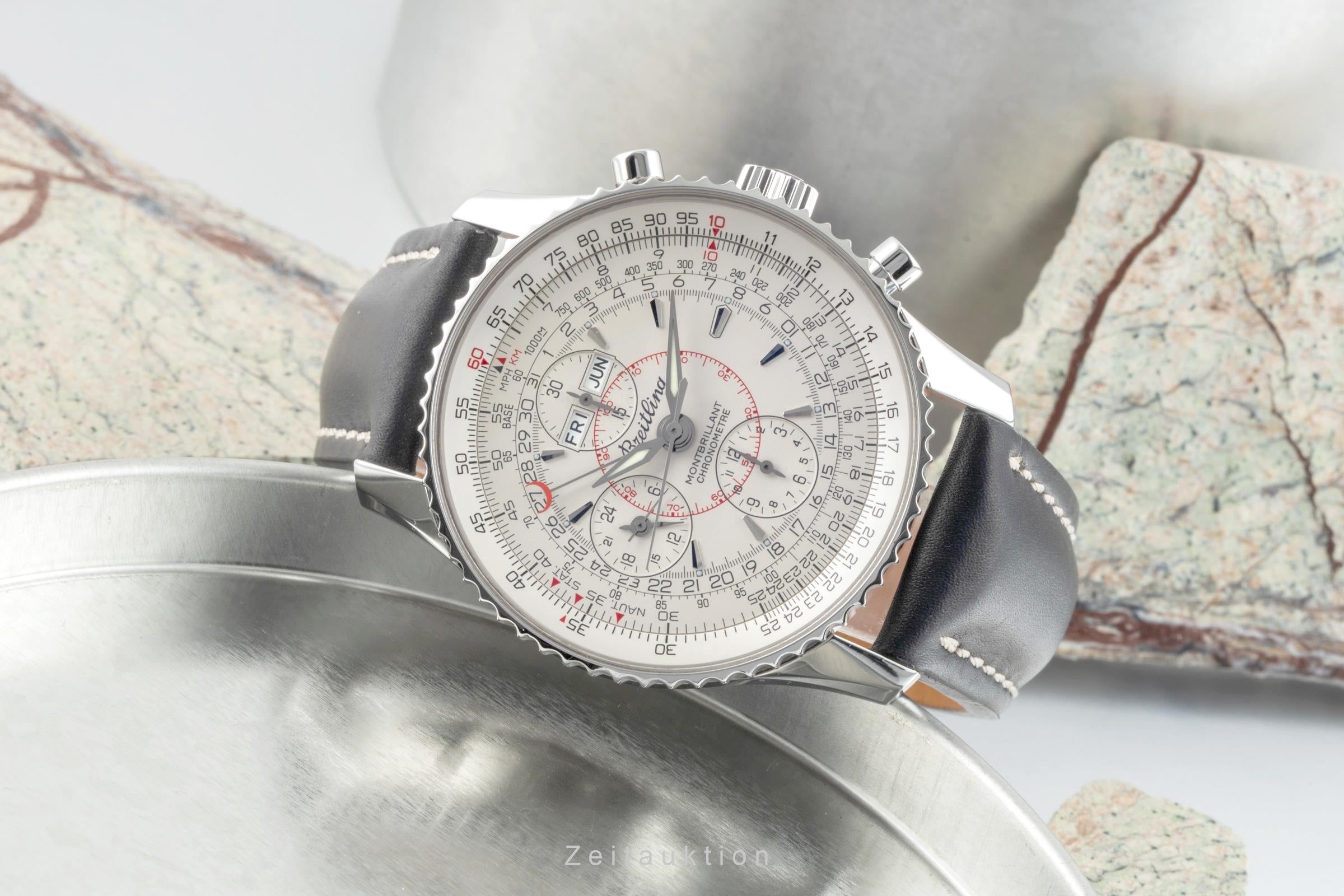 Breitling Montbrillant Datora chronograph steel automatic Kal. B21
