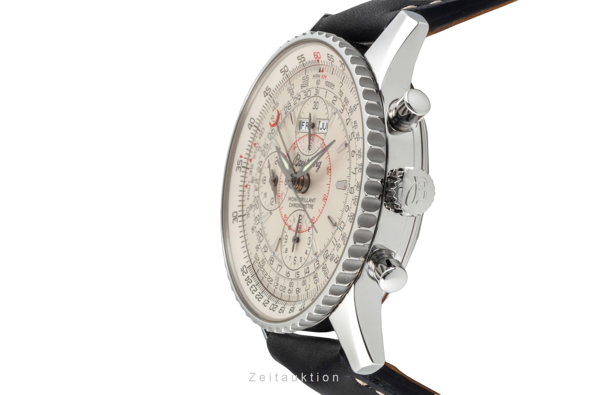Breitling Montbrillant Datora chronograph steel automatic Kal. B21