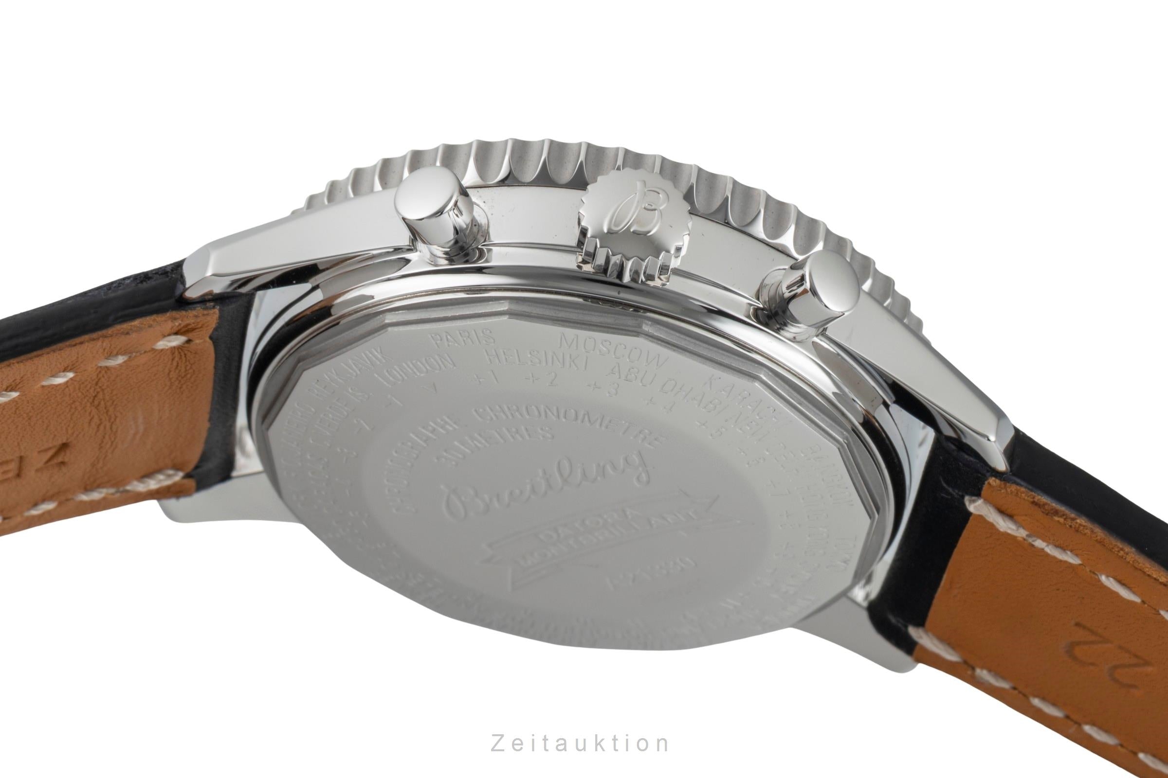 Breitling Montbrillant Datora Chronograph Stahl Automatik Ref. A2133012/G518 B&P [2601601]