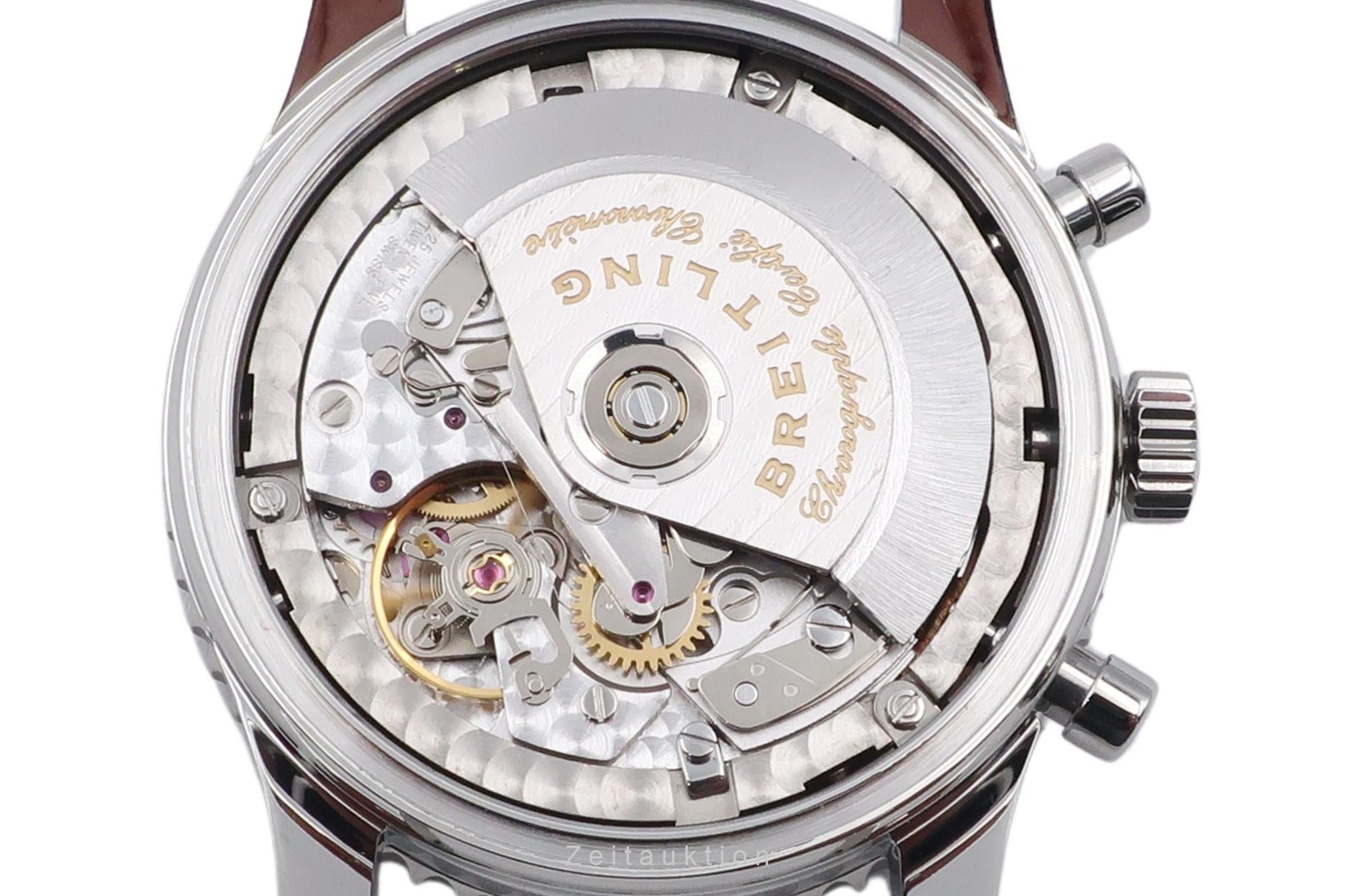 Breitling Montbrillant Datora Chronograph Stahl Automatik Ref. A2133012/G518 B&P [2601601]