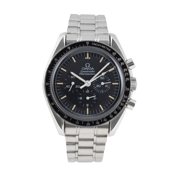 Omega Speedmaster Moonwatch cronografo acciaio carica manuale orologio da uomo 3590.50.00 LP: 7600EUR  [2601608]
