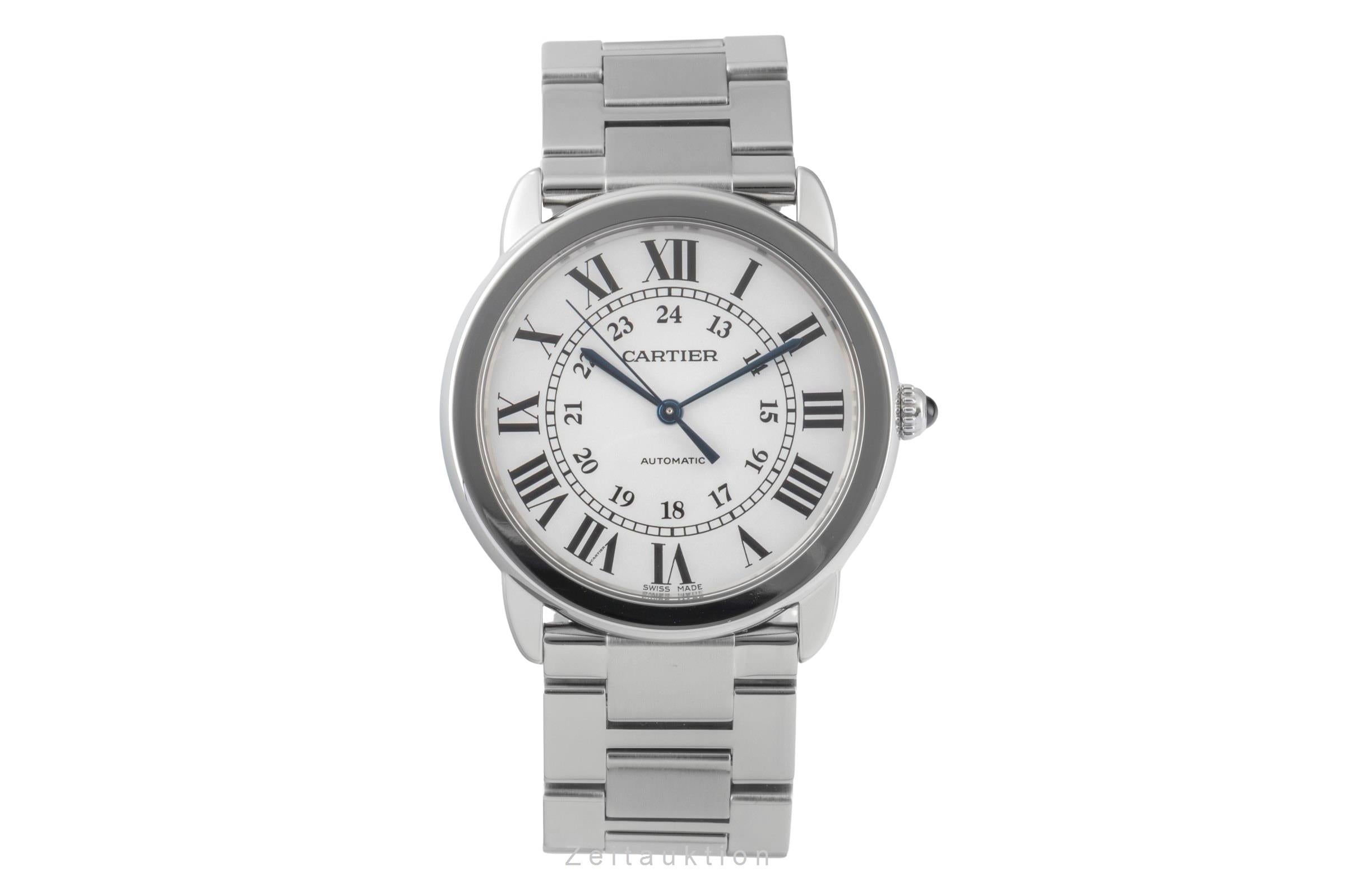 Cartier Ronde Solo acciaio automatismo orologio da uomo WSRN0012  [2601609]