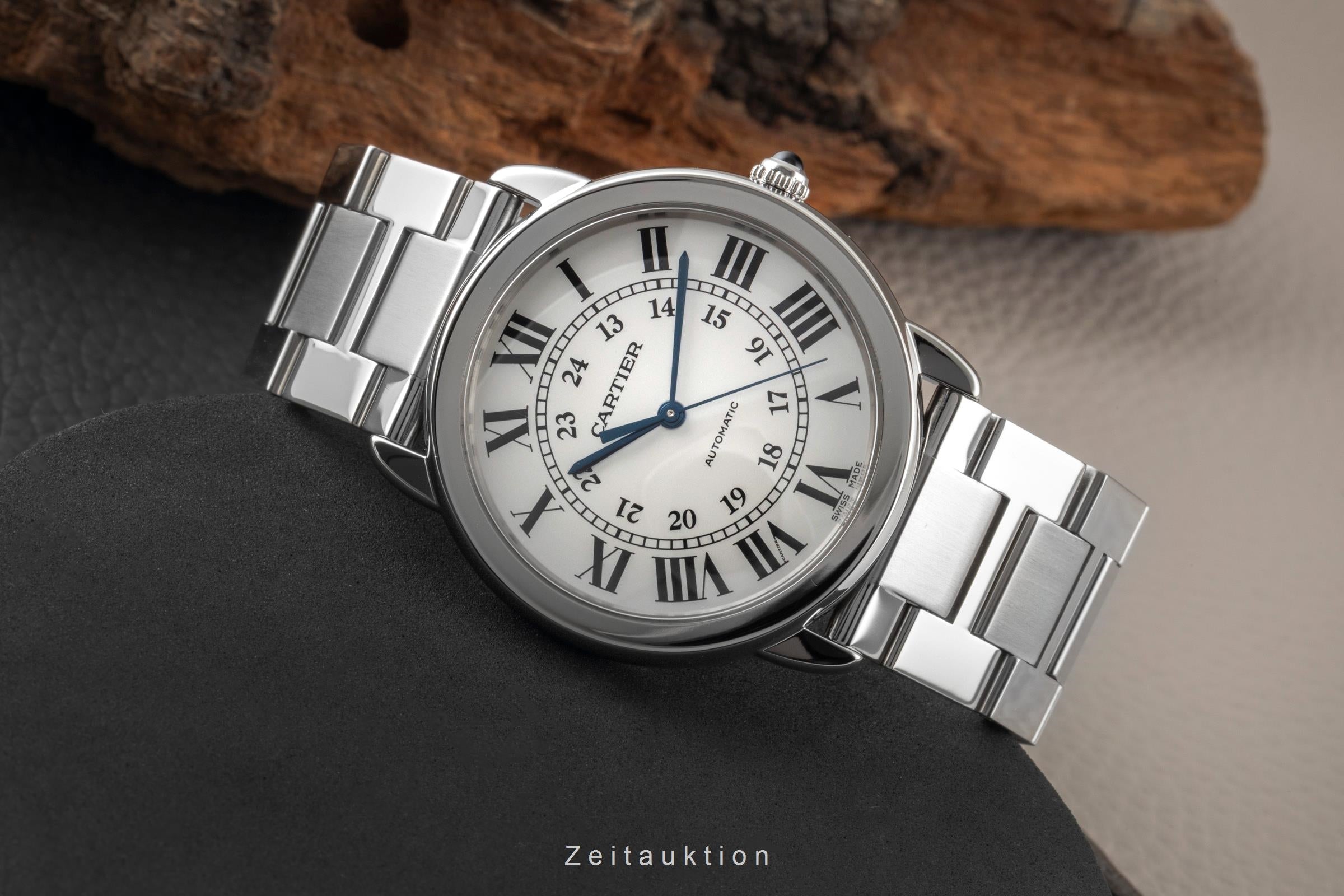 Cartier Ronde Solo acciaio automatismo orologio da uomo WSRN0012  [2601609]