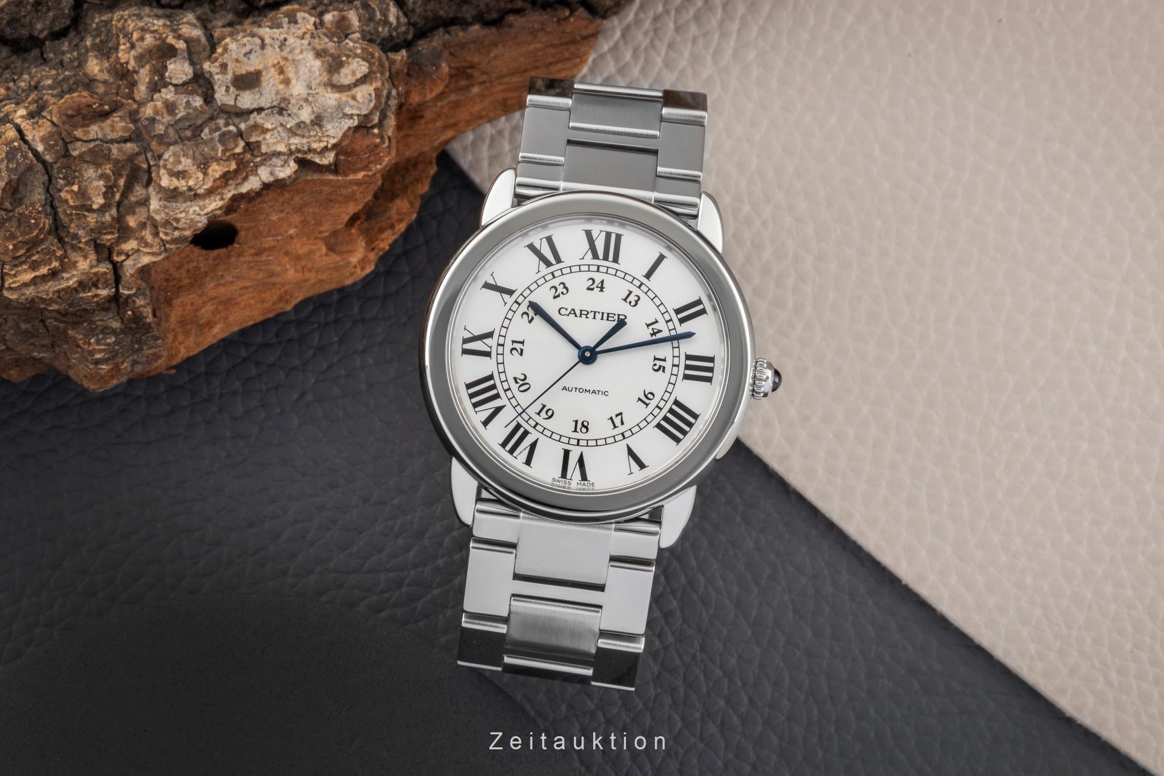 Cartier Ronde Solo acciaio automatismo orologio da uomo WSRN0012  [2601609]