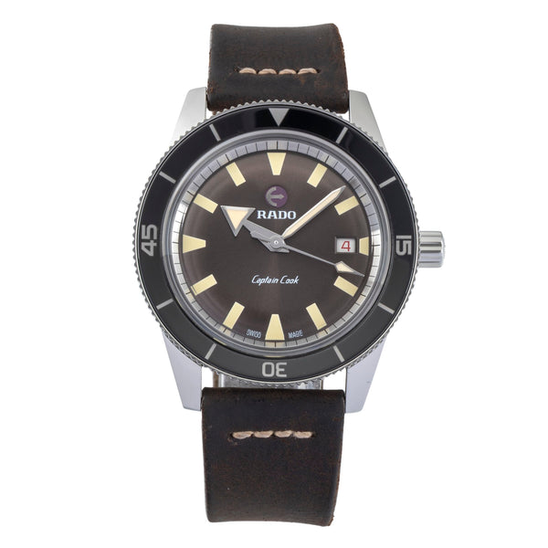 Rado HyperChrome Captain Cook Stahl Automatik Herrenuhr Ref. R32500315 Box  [2601615]