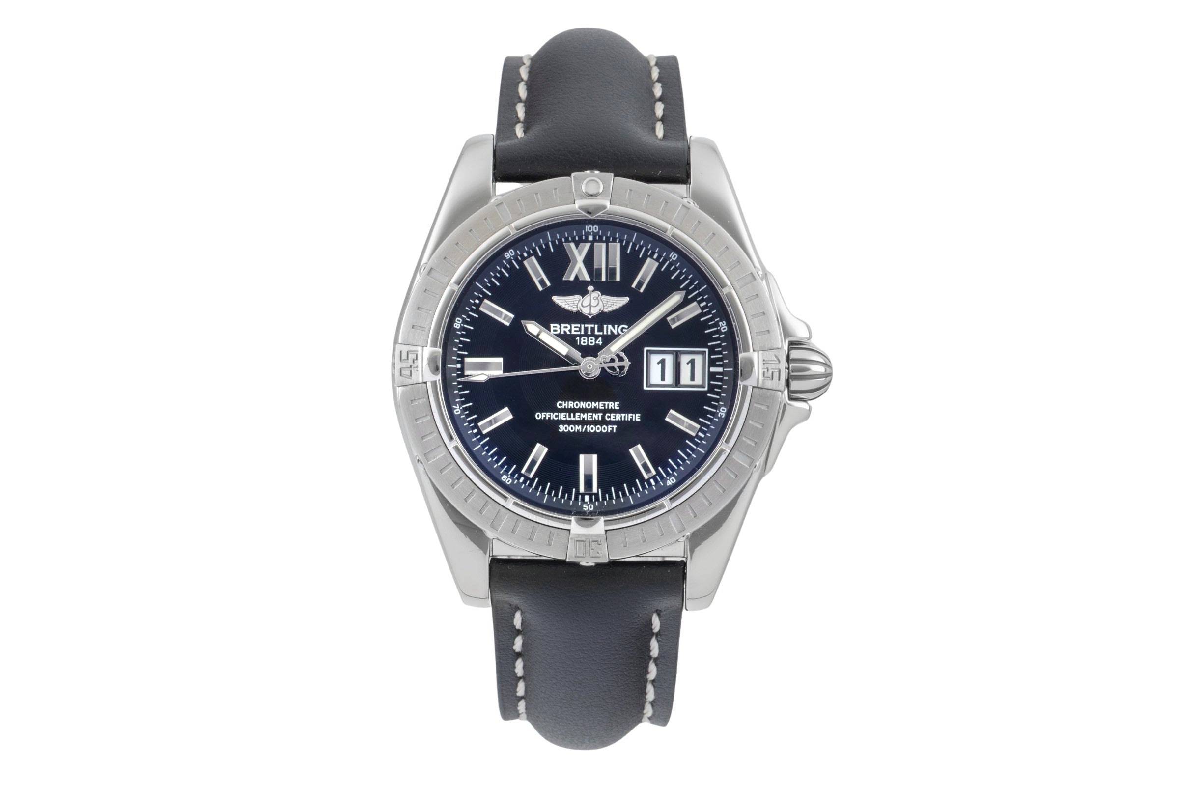 Breitling Galactic steel automatic men's watch A49350  [2601616]