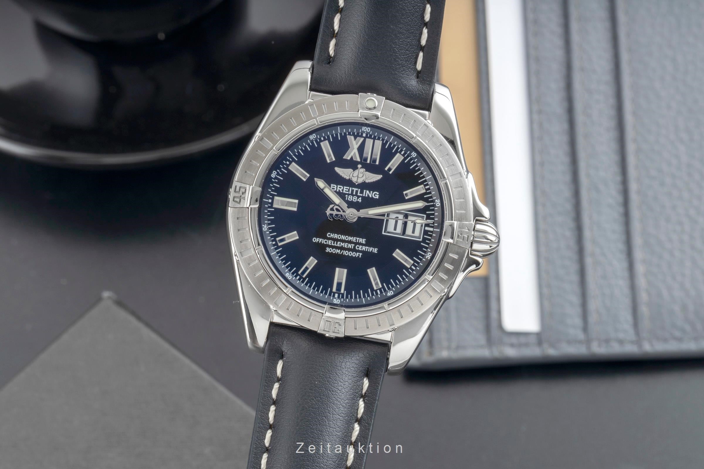 Breitling Galactic steel automatic men's watch A49350  [2601616]