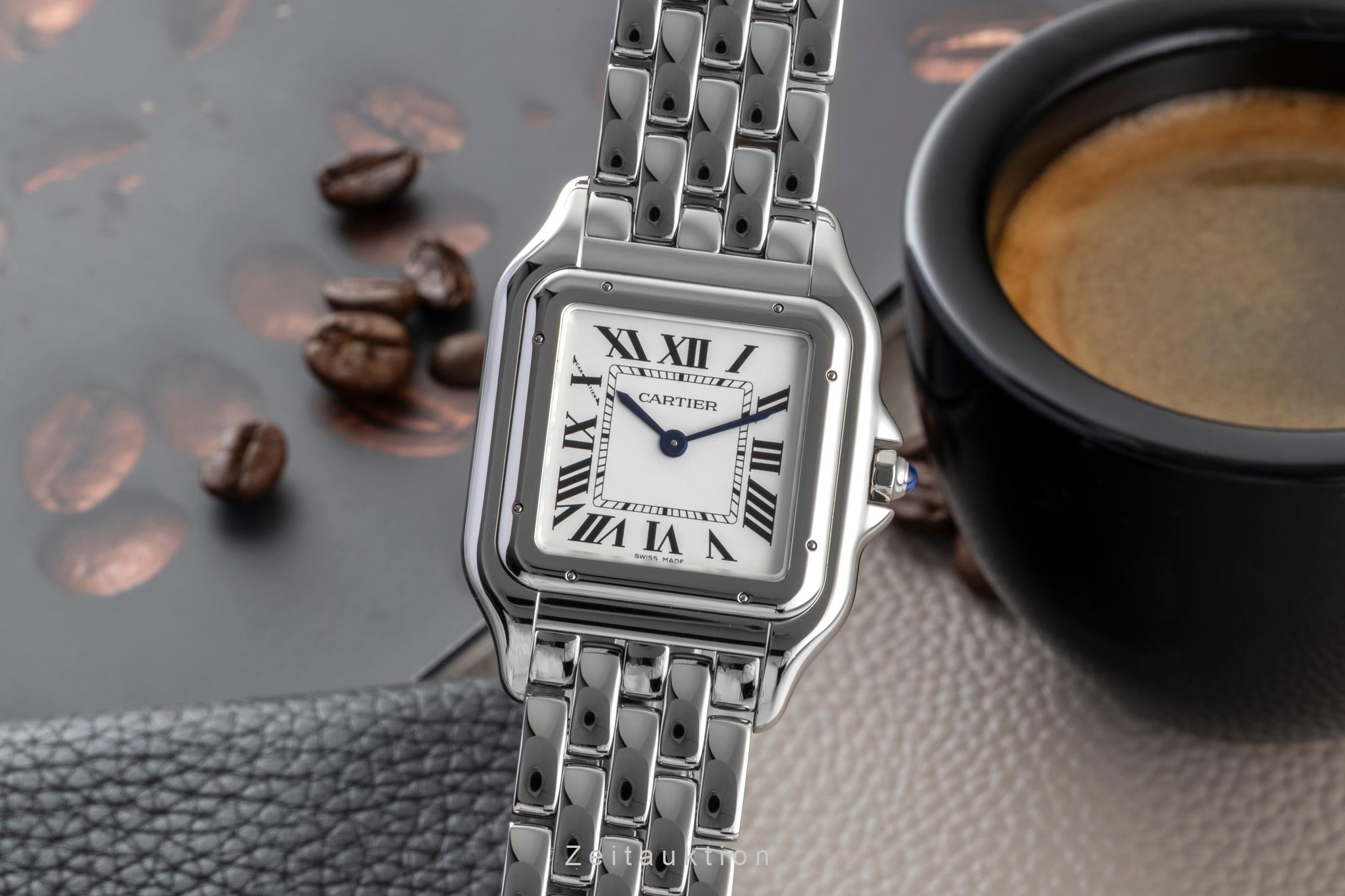 Cartier Panthere acier quartz montre pour hommes WSPN0011  [2601617]