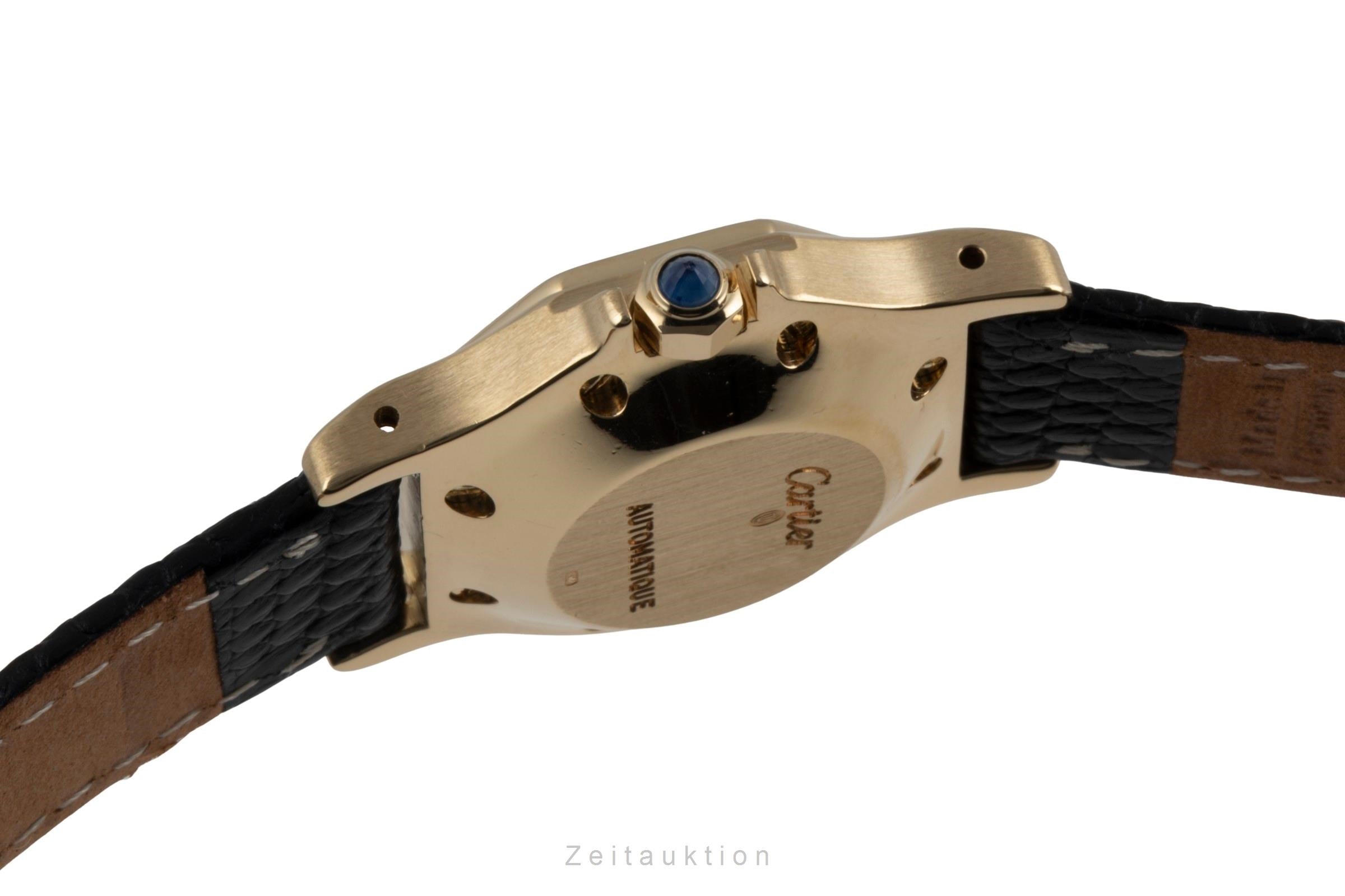 Cartier Santos Ronde Octagon Lady 18K (0,750) Gold Automatik Damenuhr Ref. 2969 [2601619]