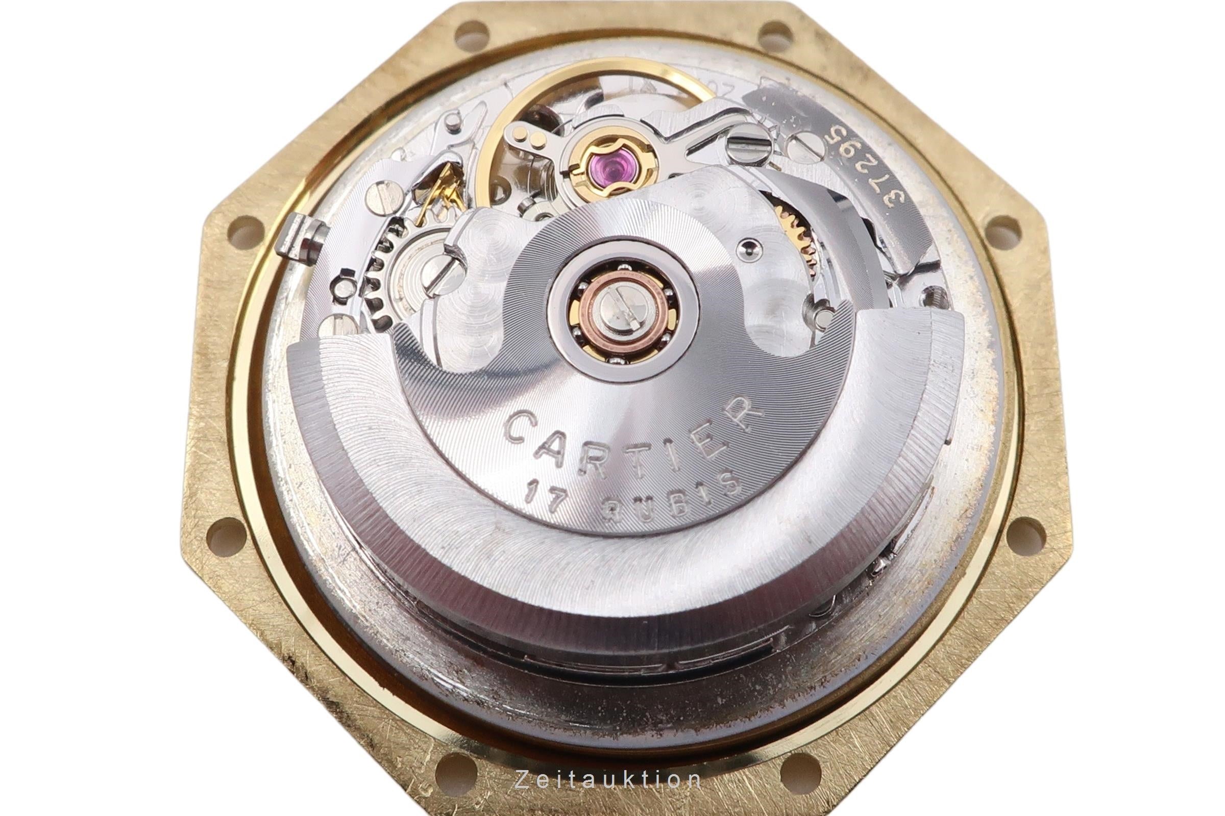Cartier Santos Ronde Octagon Lady 18K (0,750) Gold Automatik Damenuhr Ref. 2969 [2601619]