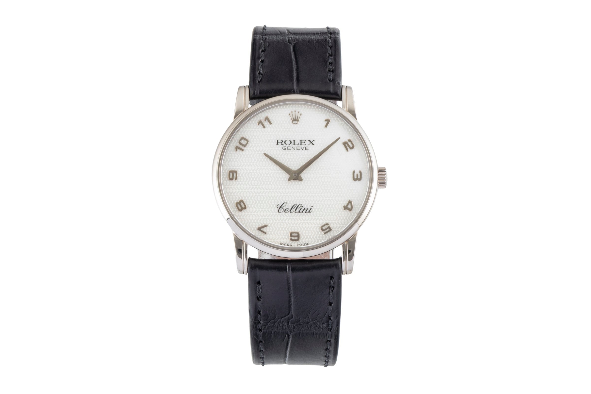 Rolex Cellini 18k (0,750) Weissgold Handaufzug Herrenuhr Ref. 5116 Klassiker [2601620]
