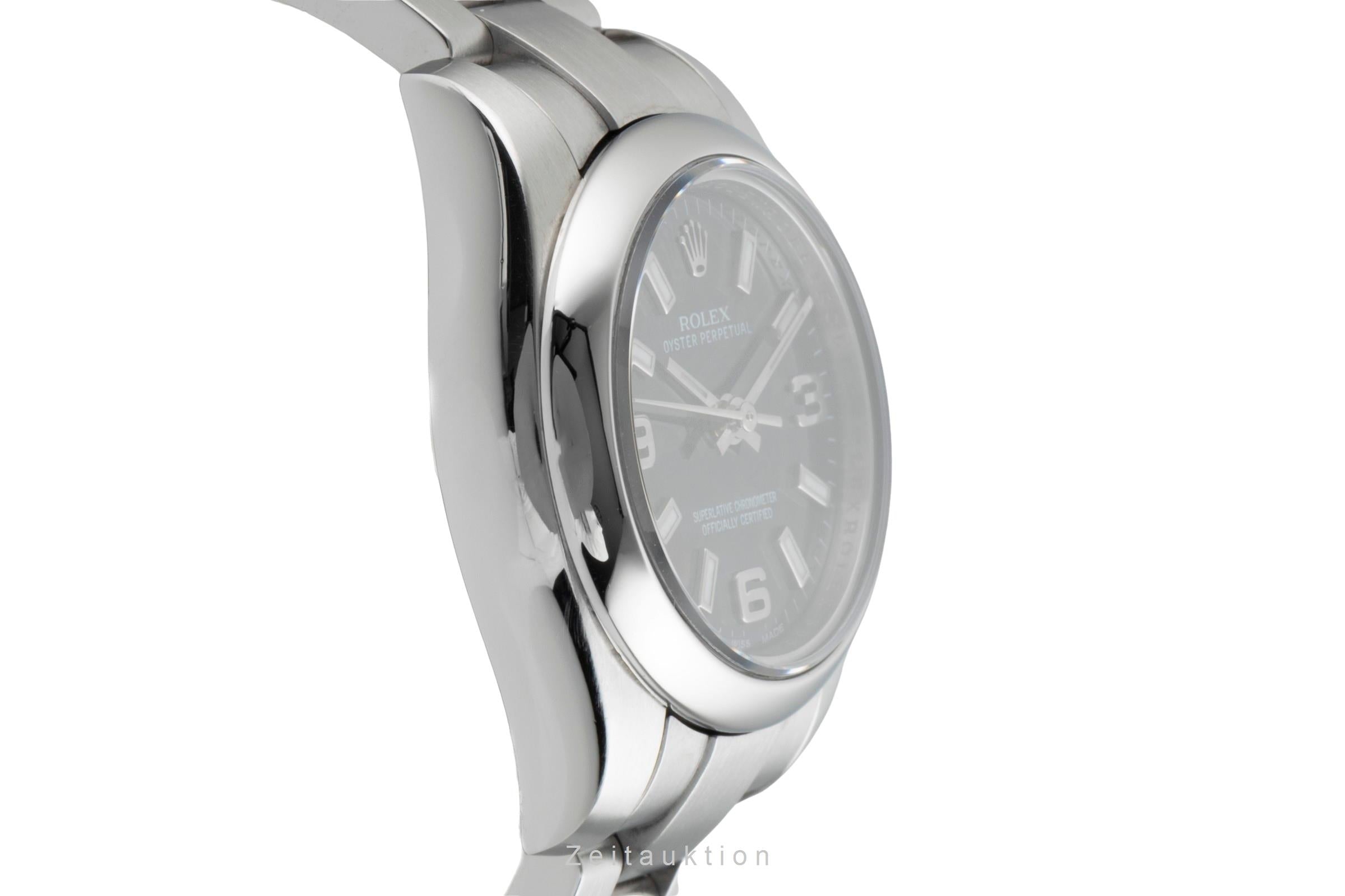 Rolex Oyster Perpetual Lady Automatik Edelstahl Damenuhr Ref 176200 Papiere 2008 [2601621]