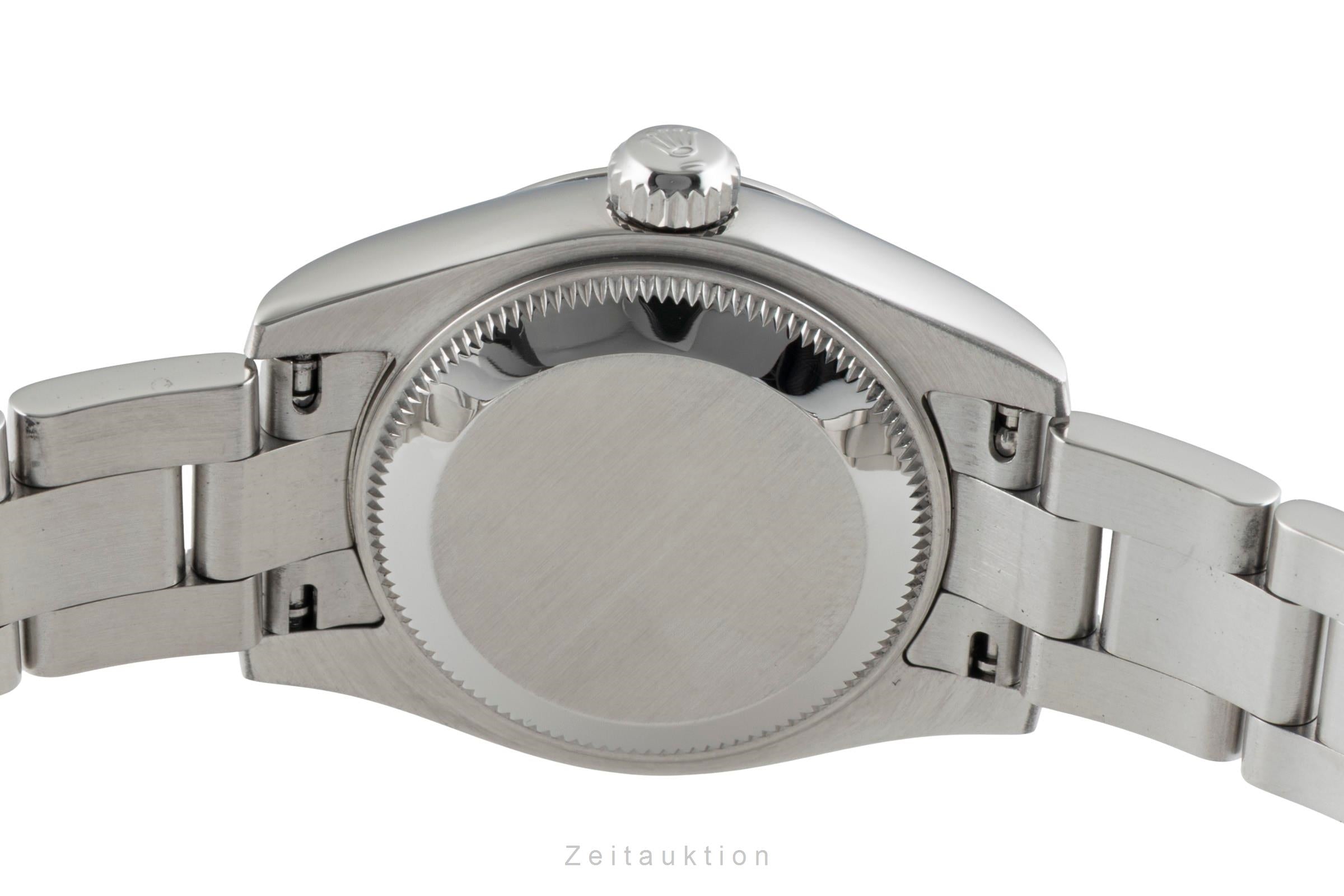 Rolex Oyster Perpetual Lady Automatik Edelstahl Damenuhr Ref 176200 Papiere 2008 [2601621]