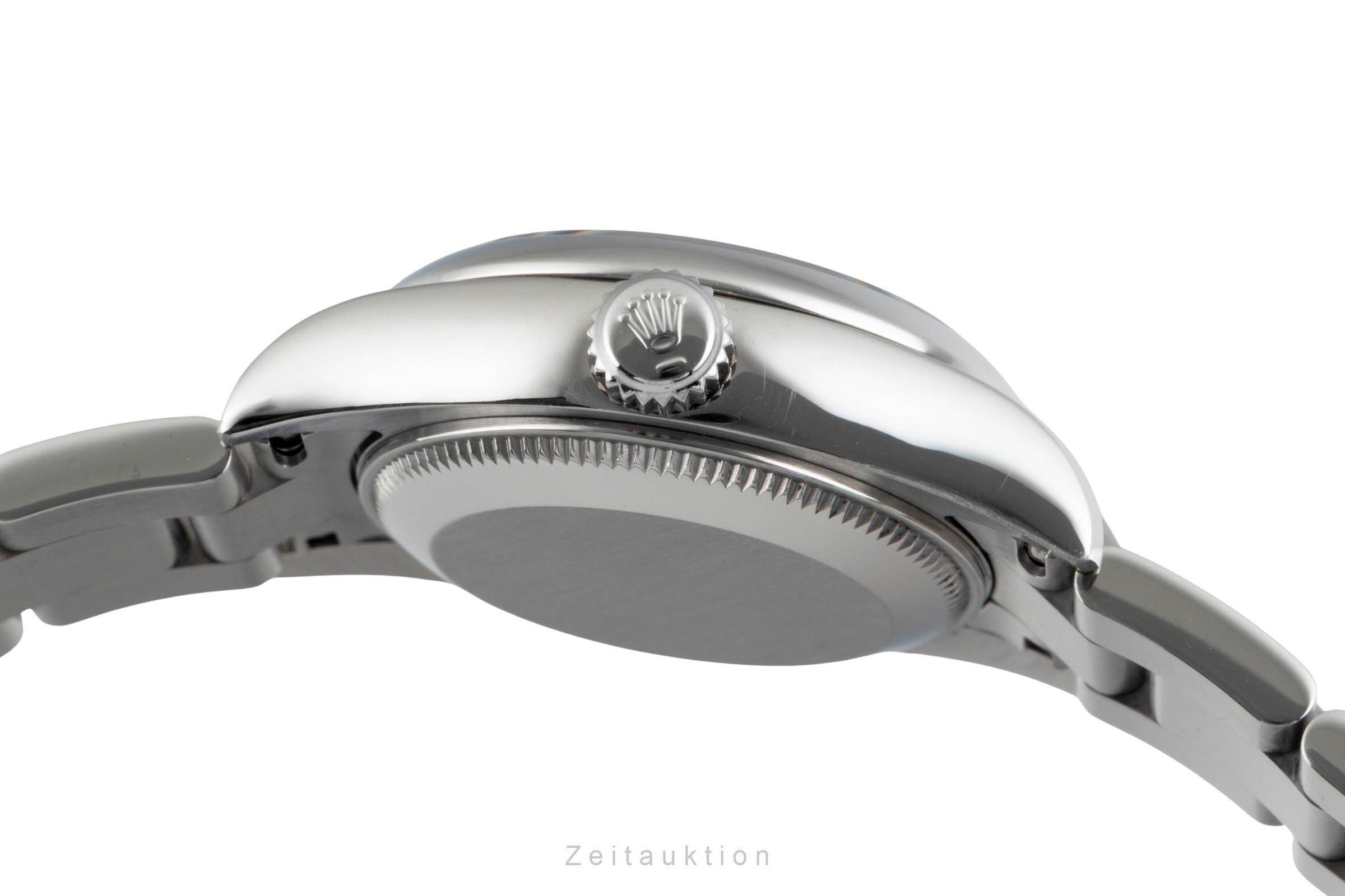 Rolex Oyster Perpetual Lady Automatik Edelstahl Damenuhr Ref 176200 Papiere 2008 [2601621]