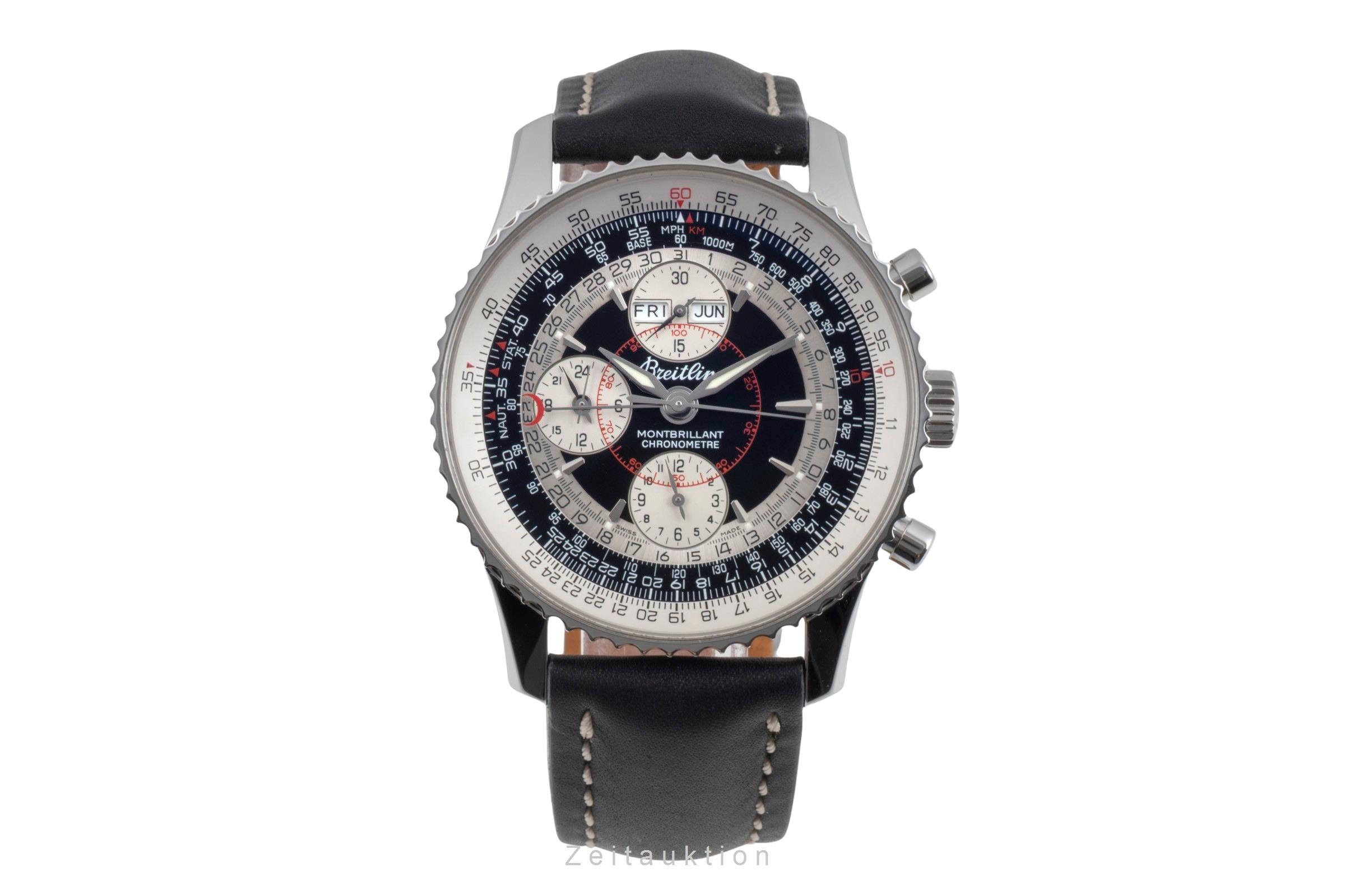 Breitling Montbrillant Datora chronograph steel automatic Kal. B21