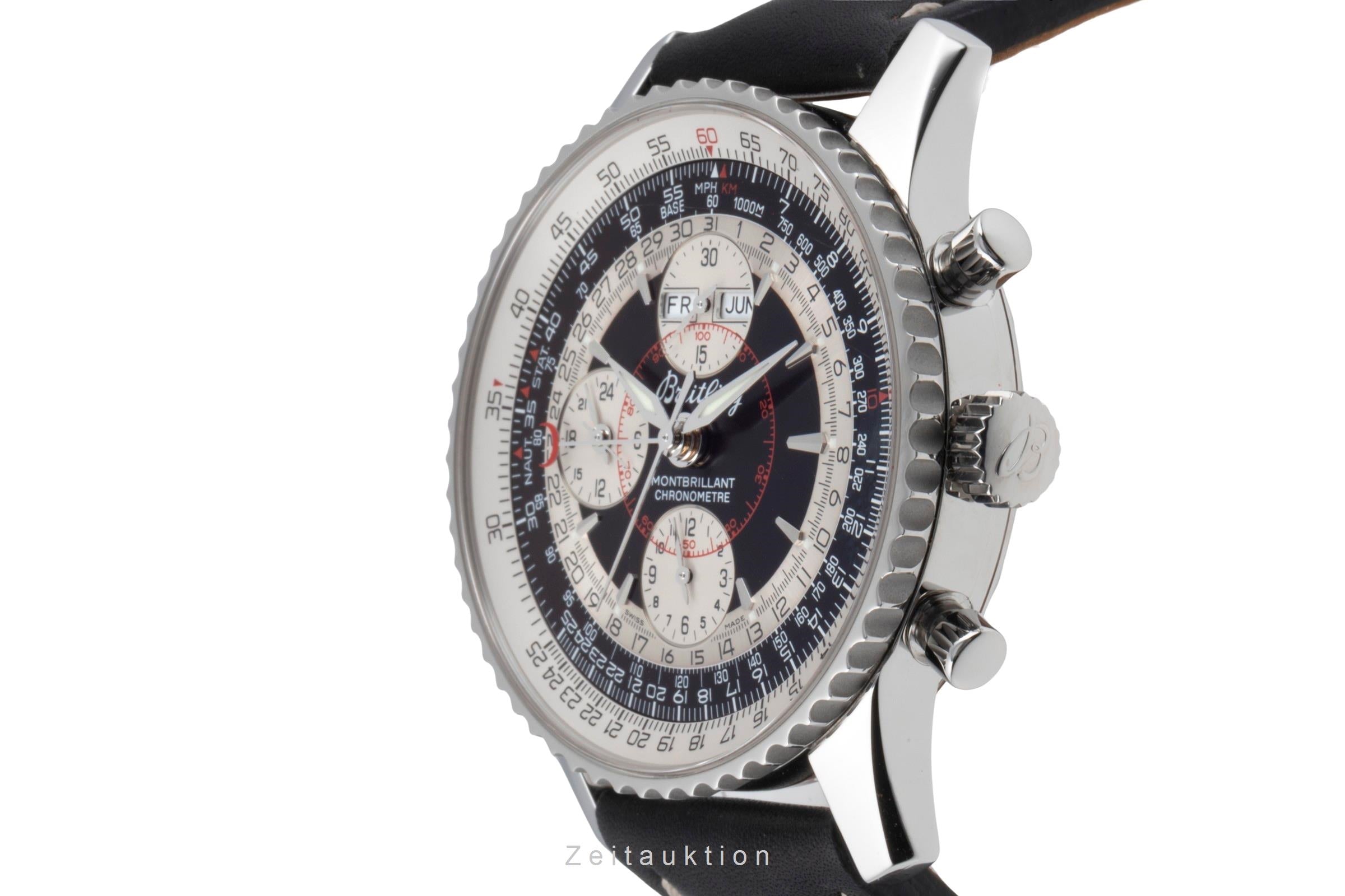 Breitling Montbrillant Datora  cronografo acciaio automatismo orologio da uomo A21330  [2601623]