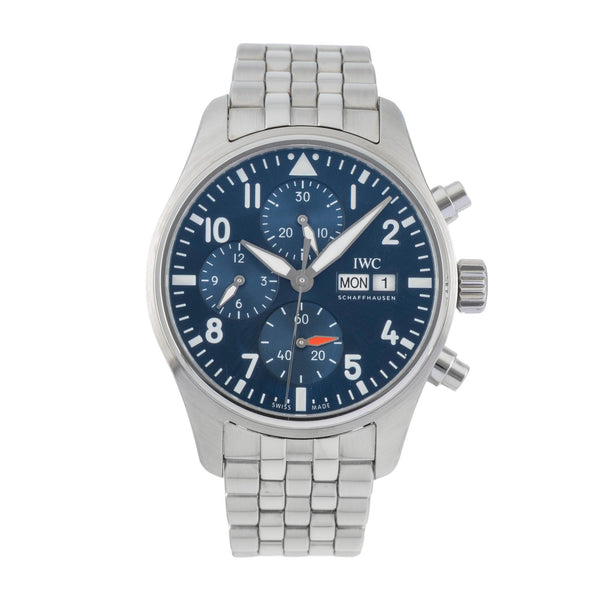 IWC Fliegerchronograph cronógrafo acero automático reloj para caballeros IW388102  [2601627]
