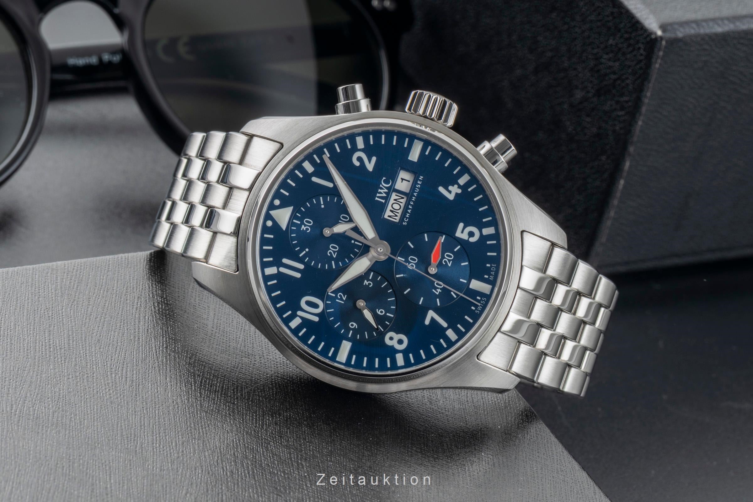 IWC Fliegerchronograph cronógrafo acero automático reloj para caballeros IW388102  [2601627]