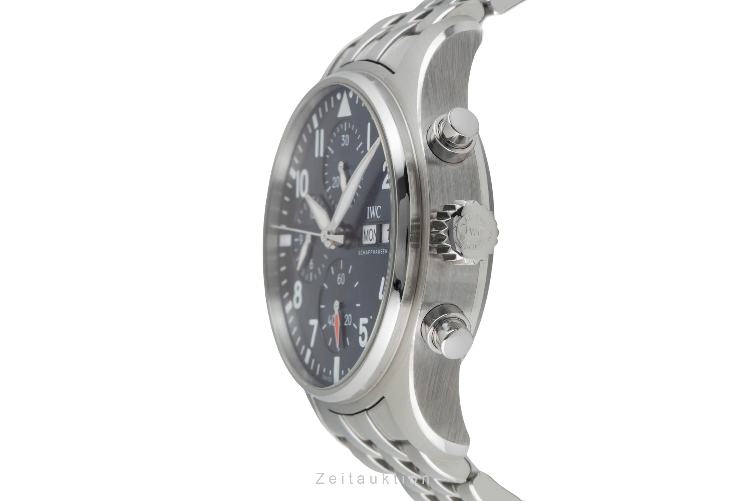 IWC Fliegerchronograph cronógrafo acero automático reloj para caballeros IW388102  [2601627]