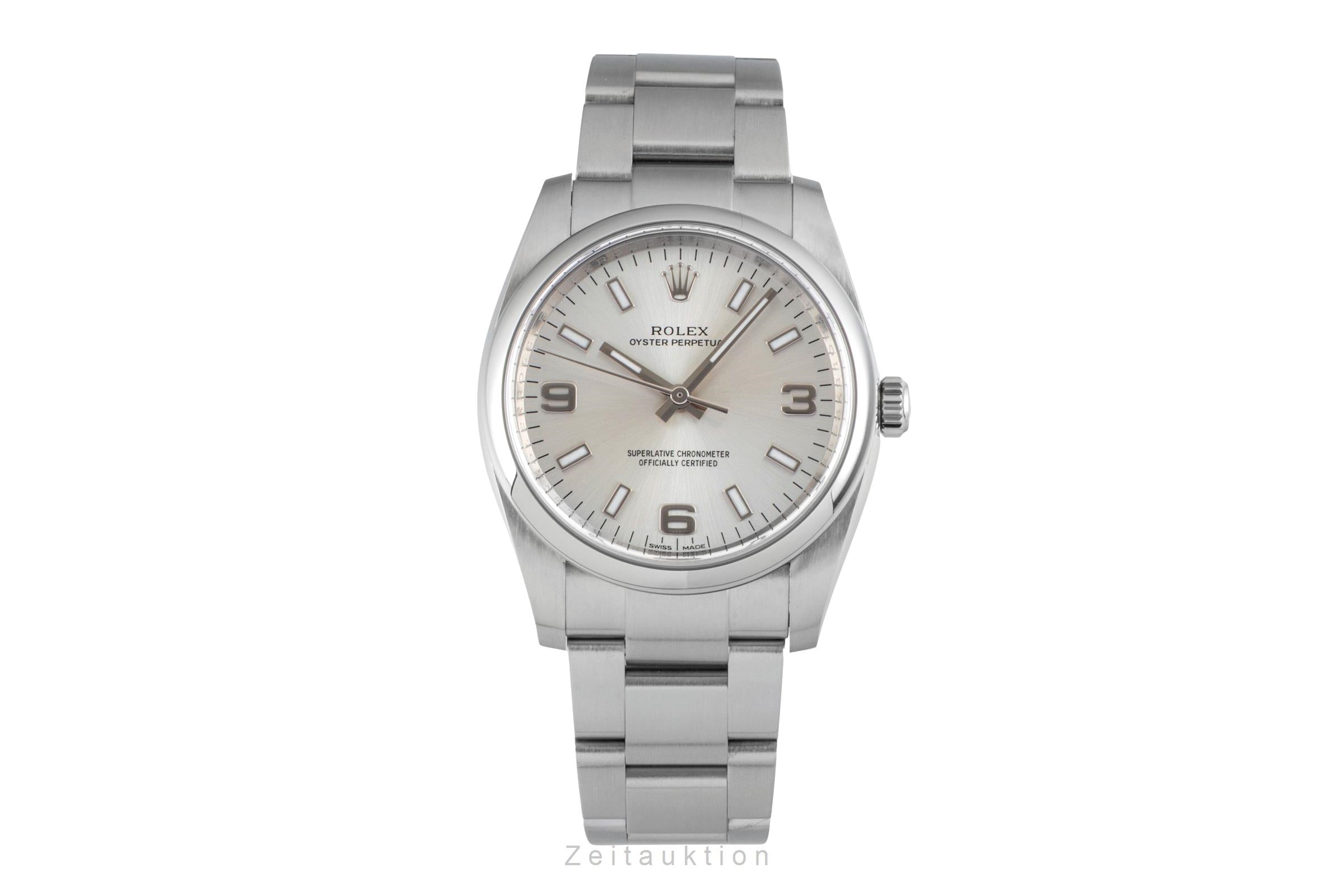 Rolex Oyster Perpetual acier automatique montre pour hommes 114200  [2601629]