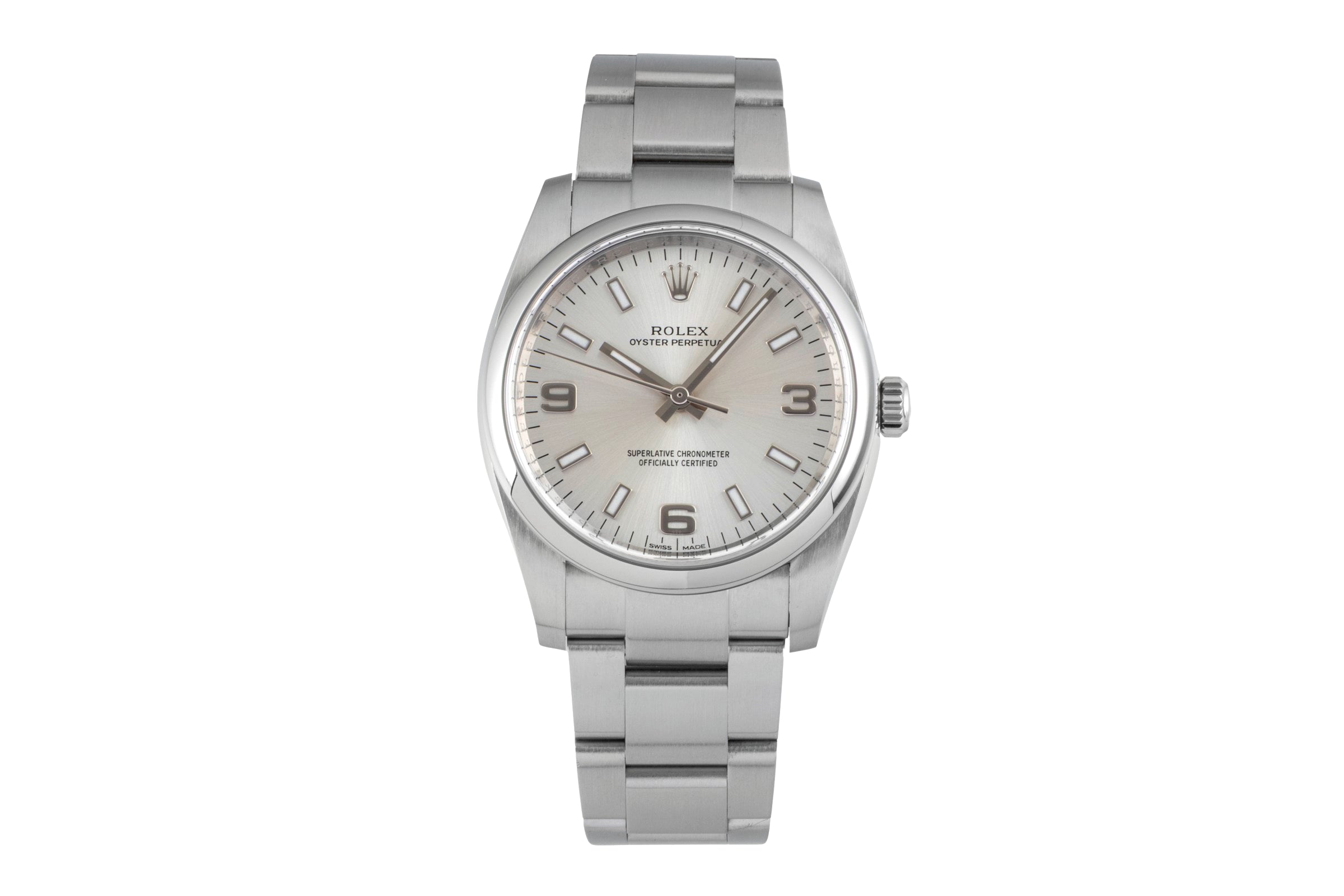 Rolex Oyster Perpetual acier automatique montre pour hommes 114200  [2601629]