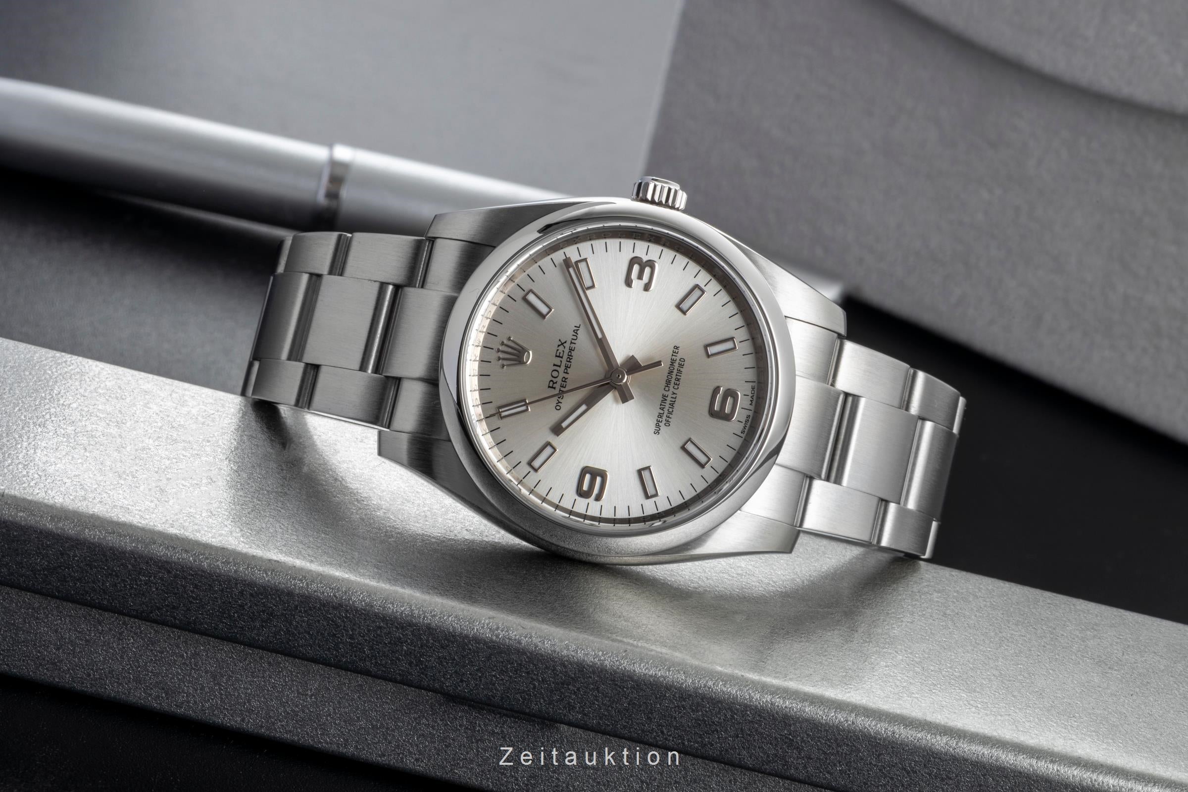 Rolex Oyster Perpetual acier automatique montre pour hommes 114200  [2601629]