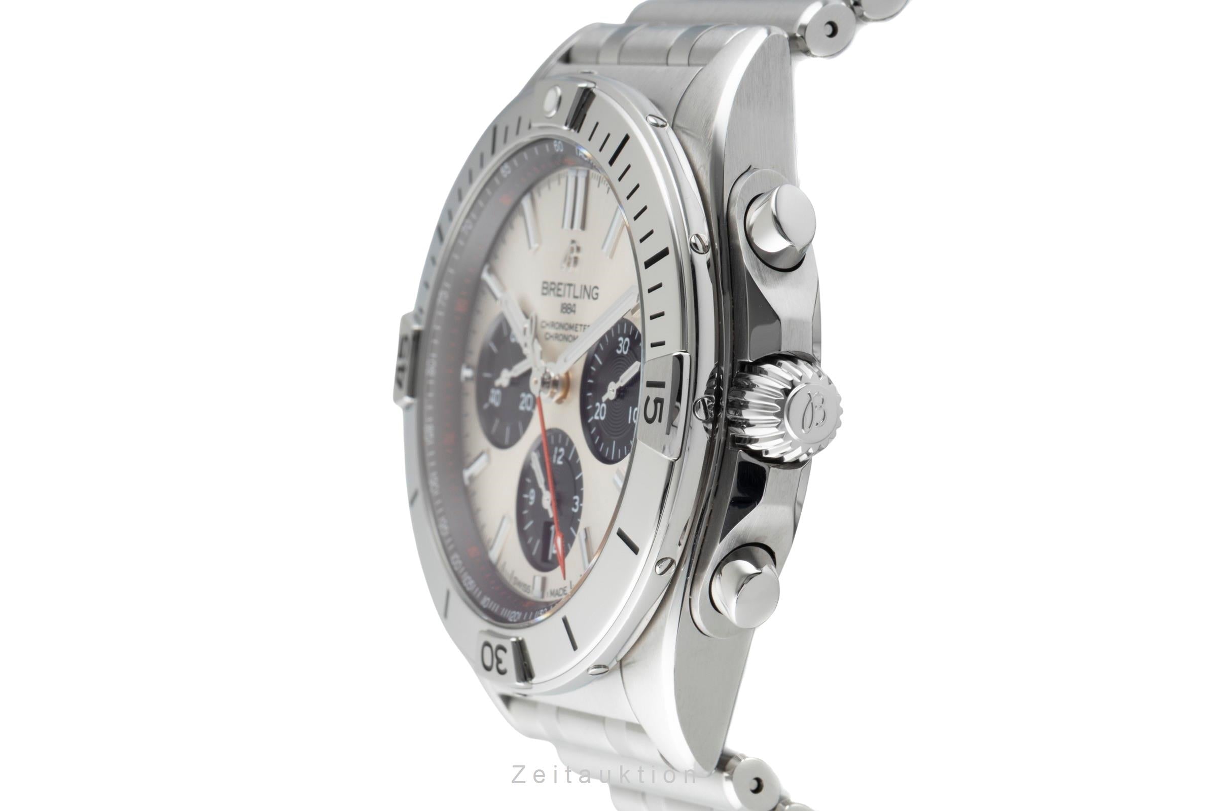 Breitling Chronomat chronograph steel automatic men's watch AB0134101G1A1 LP: 9400EUR  [2601630]