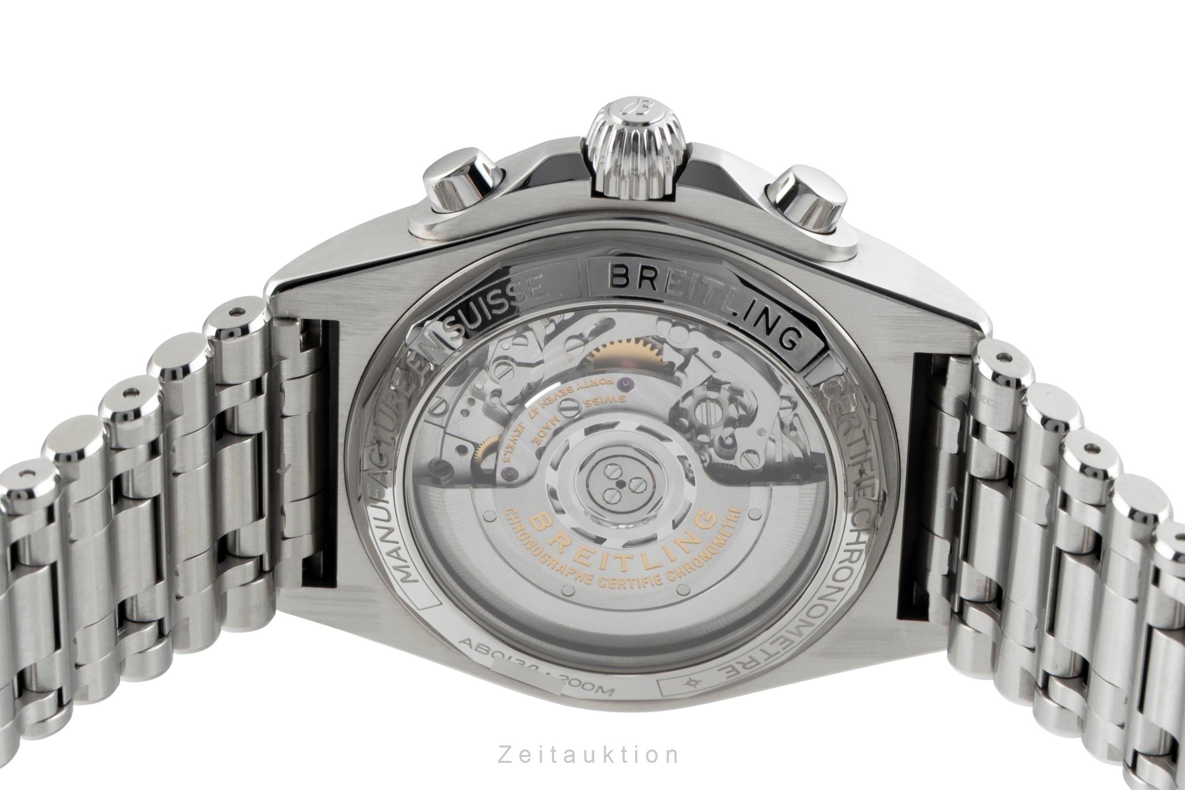 Breitling Chronomat chronograph steel automatic men's watch AB0134101G1A1 LP: 9400EUR  [2601630]