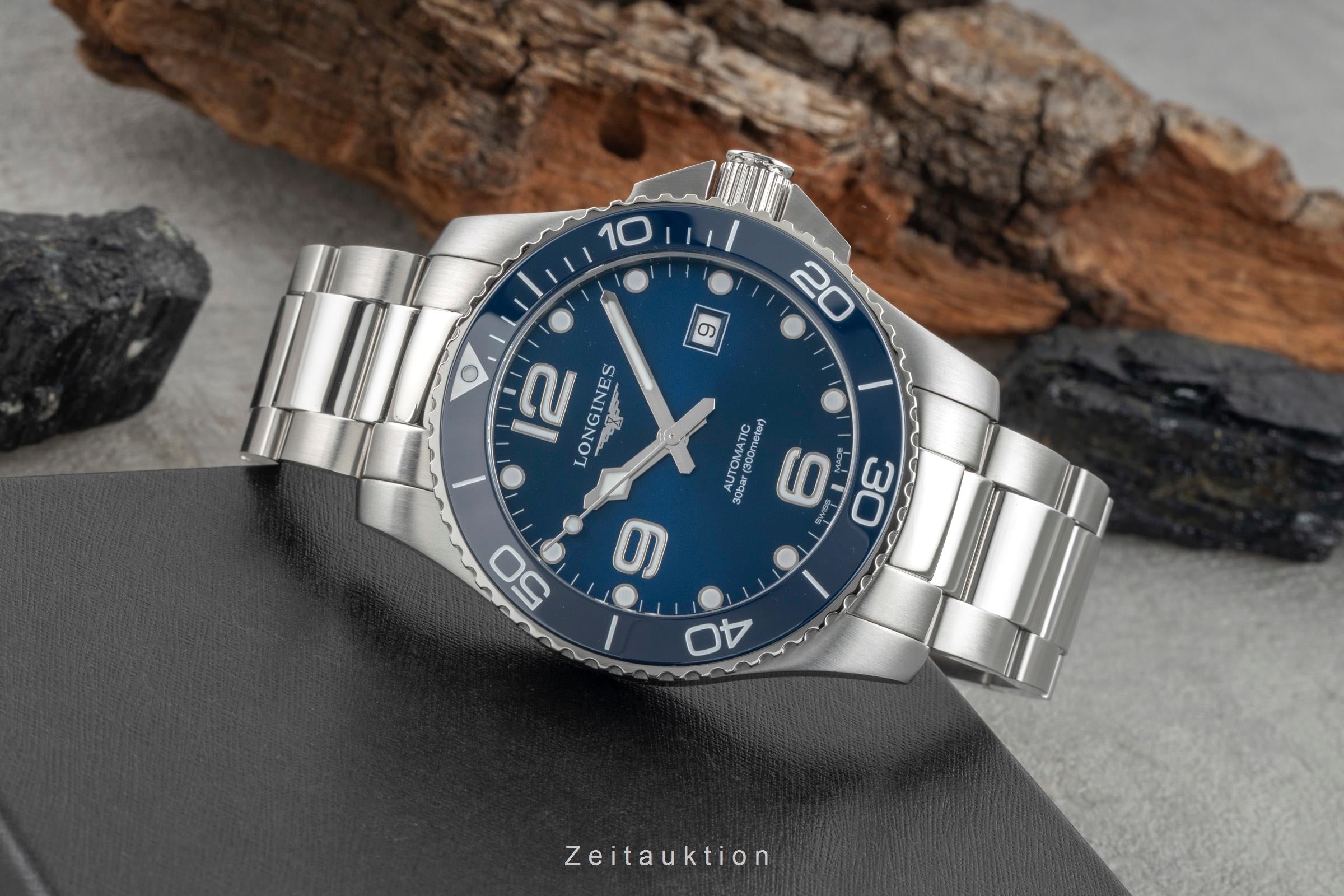 Longines Hydro Conquest acero automático reloj para caballeros L3.782.4.96.6  [2601632]