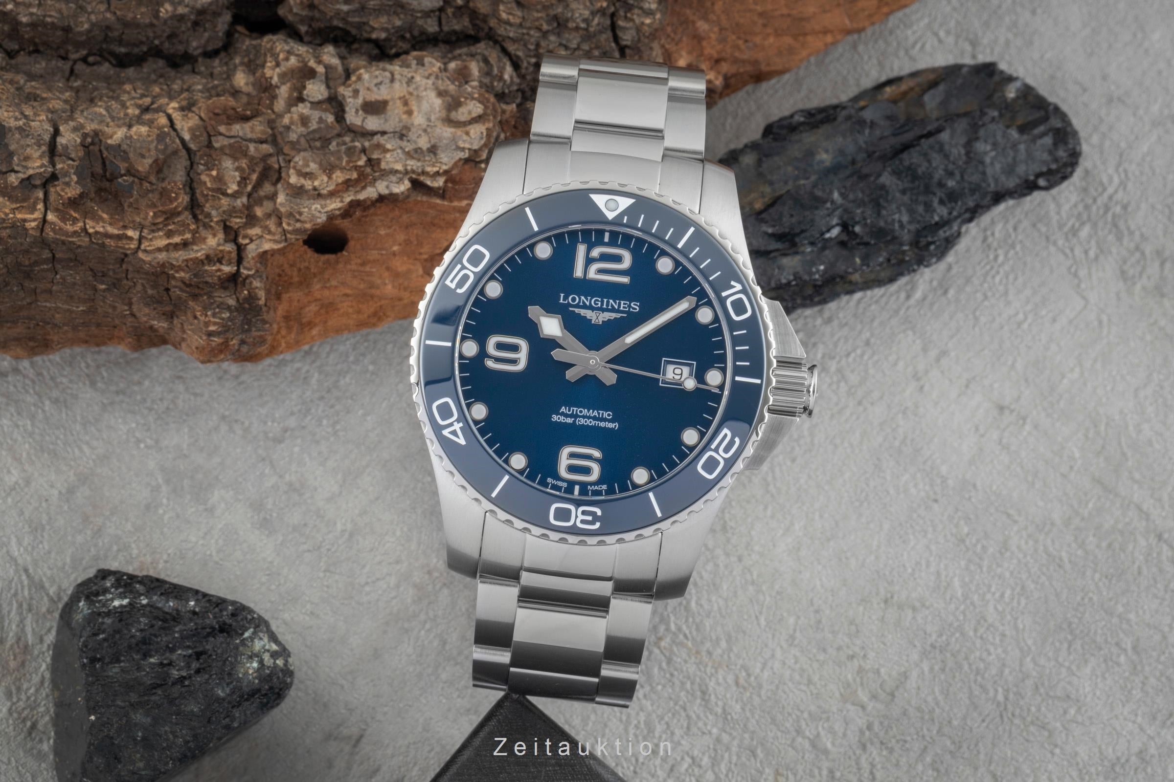 Longines Hydro Conquest acero automático reloj para caballeros L3.782.4.96.6  [2601632]