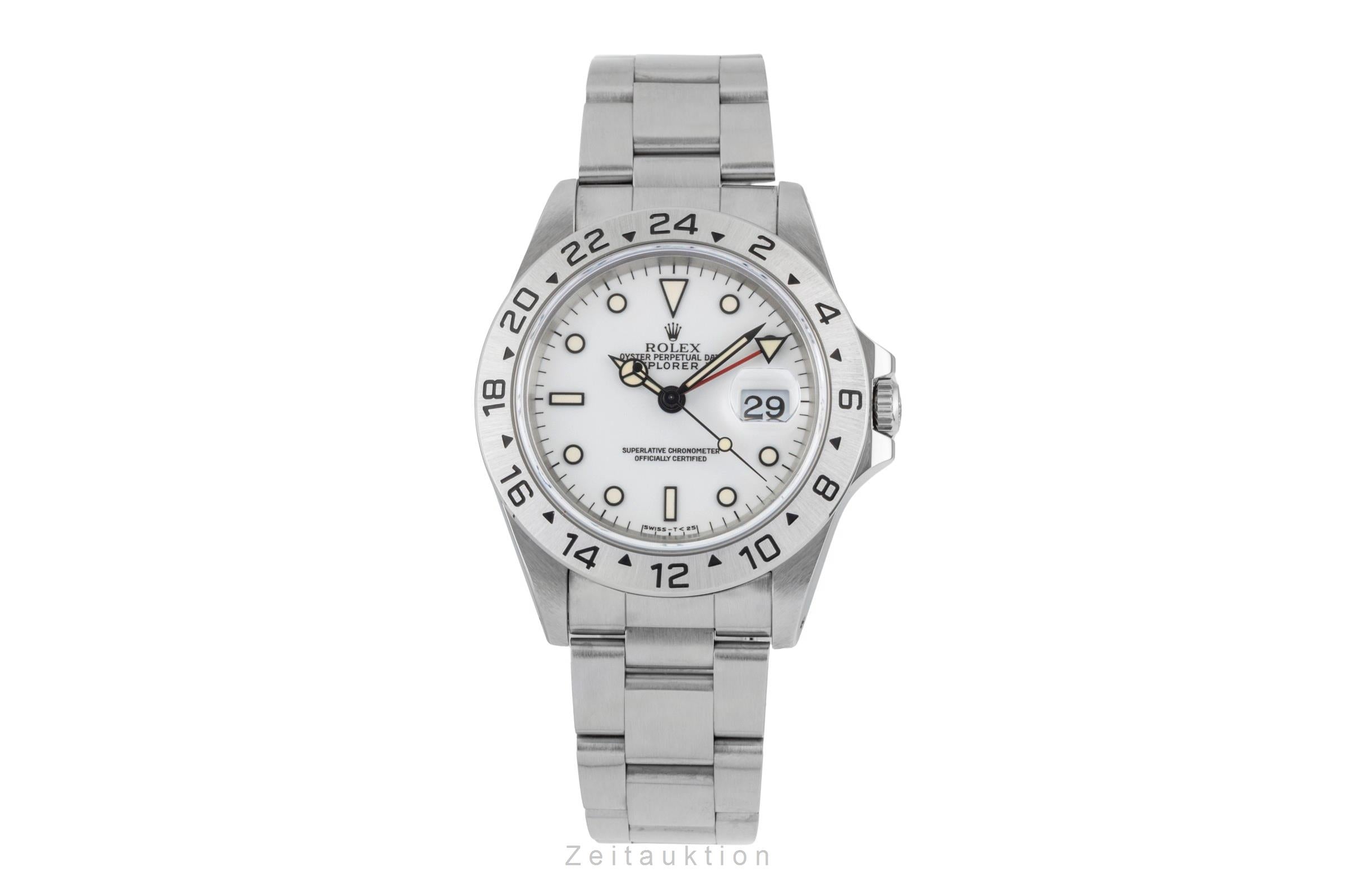Rolex Explorer II acero automático reloj para caballeros 16570  [2601633]