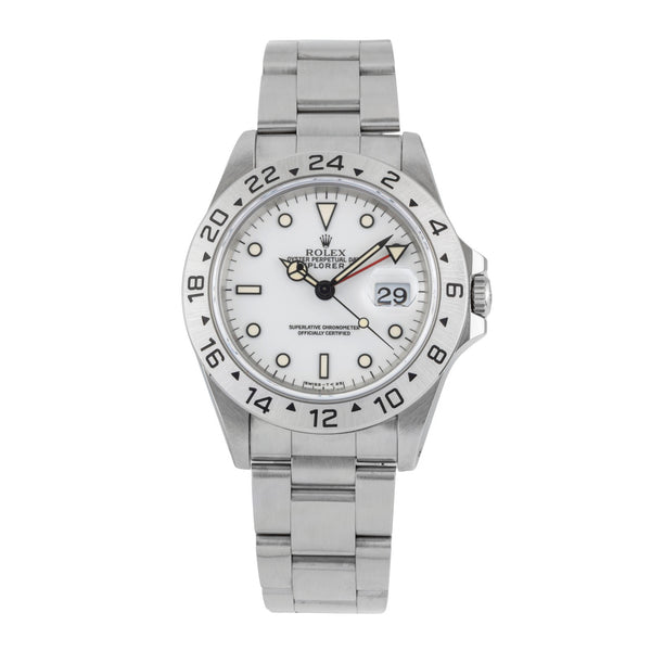 Rolex Explorer II acero automático reloj para caballeros 16570  [2601633]