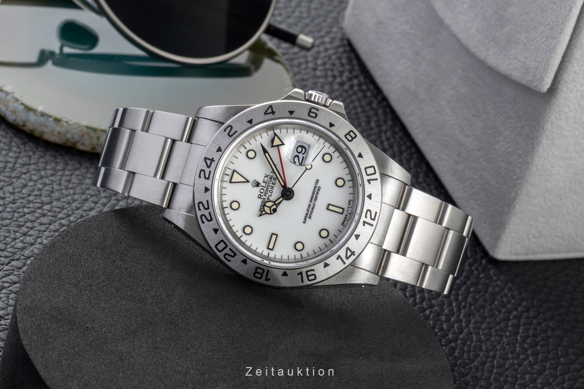 Rolex Explorer II acero automático reloj para caballeros 16570  [2601633]