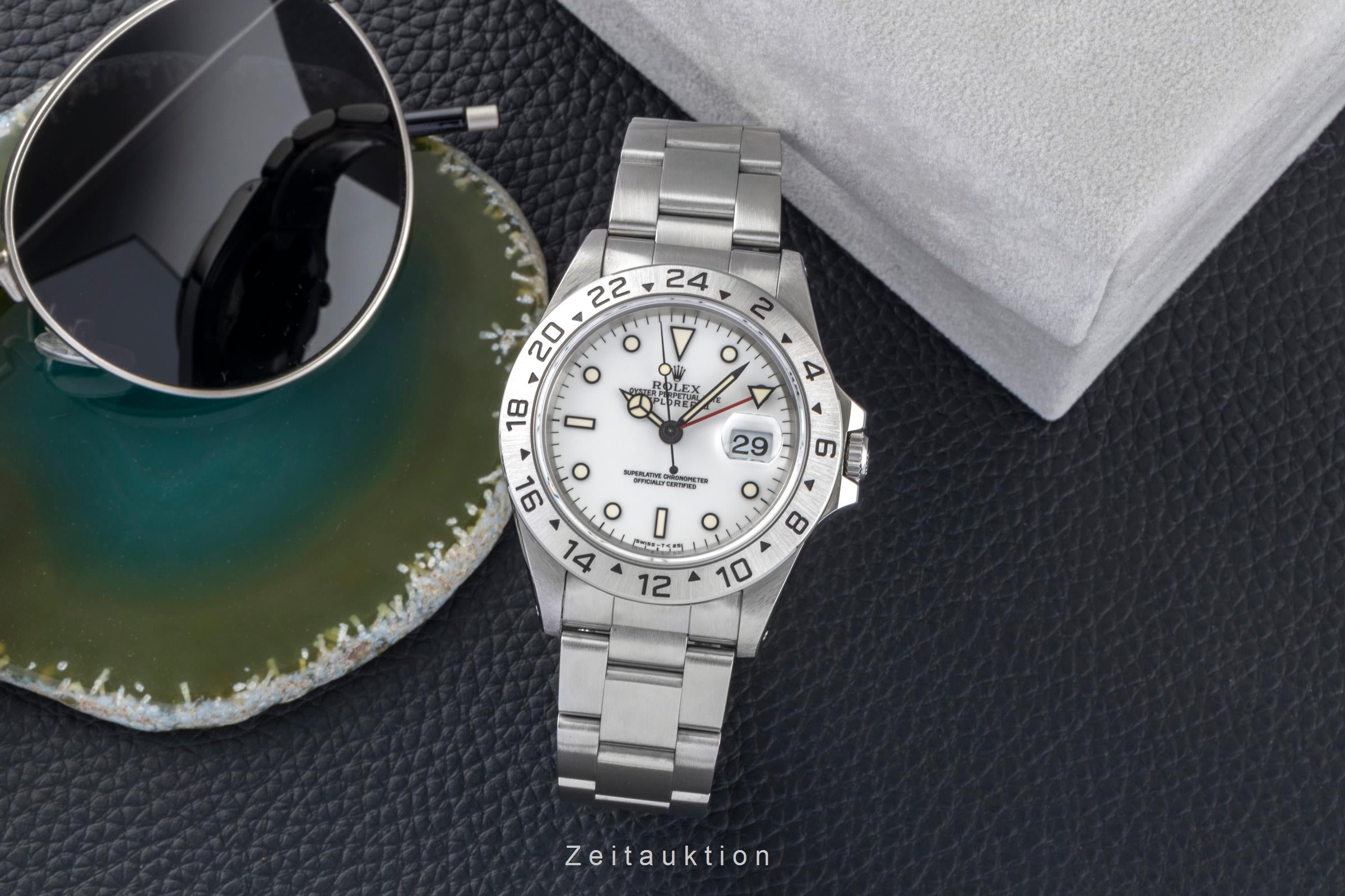 Rolex Explorer II acero automático reloj para caballeros 16570  [2601633]